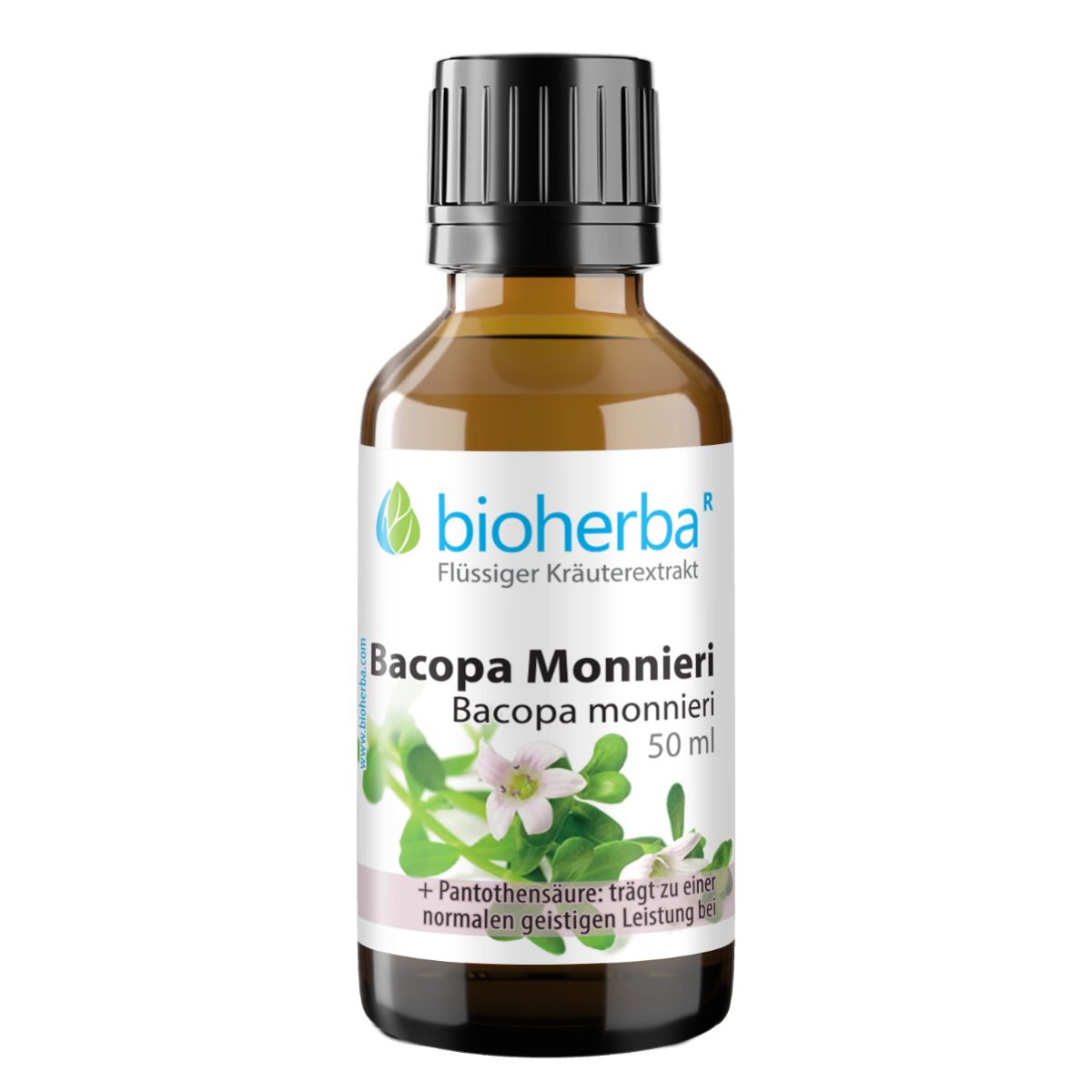 BIOHERBA R Bacopa Monnieri Tropfen Tinktur 50 ml Nahrungsergänzungsmittel