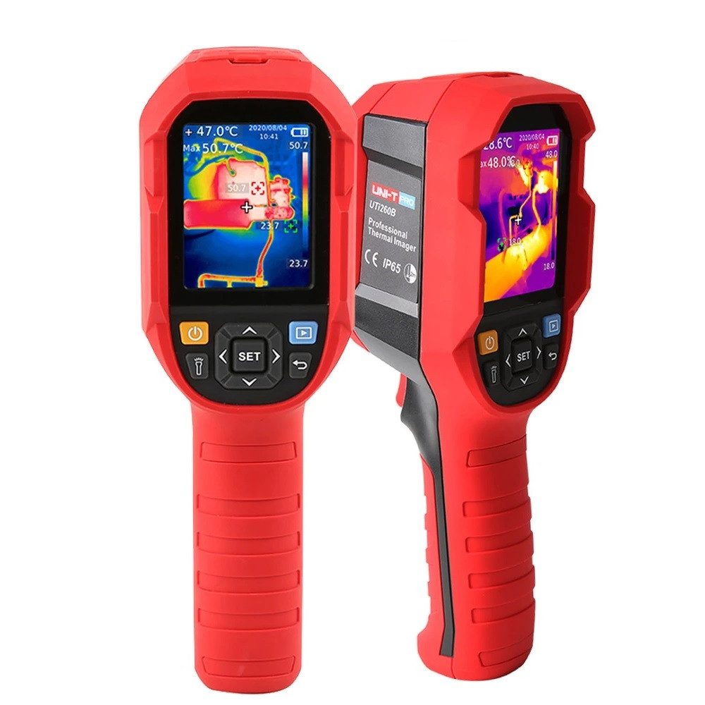 Insma Wärmebildkamera Handheld-Wärmebildkamera, Infrarot-Thermometer mit 16G TF-Karte, -20°C~550°C Temperaturbereich, 256x192 Pixel