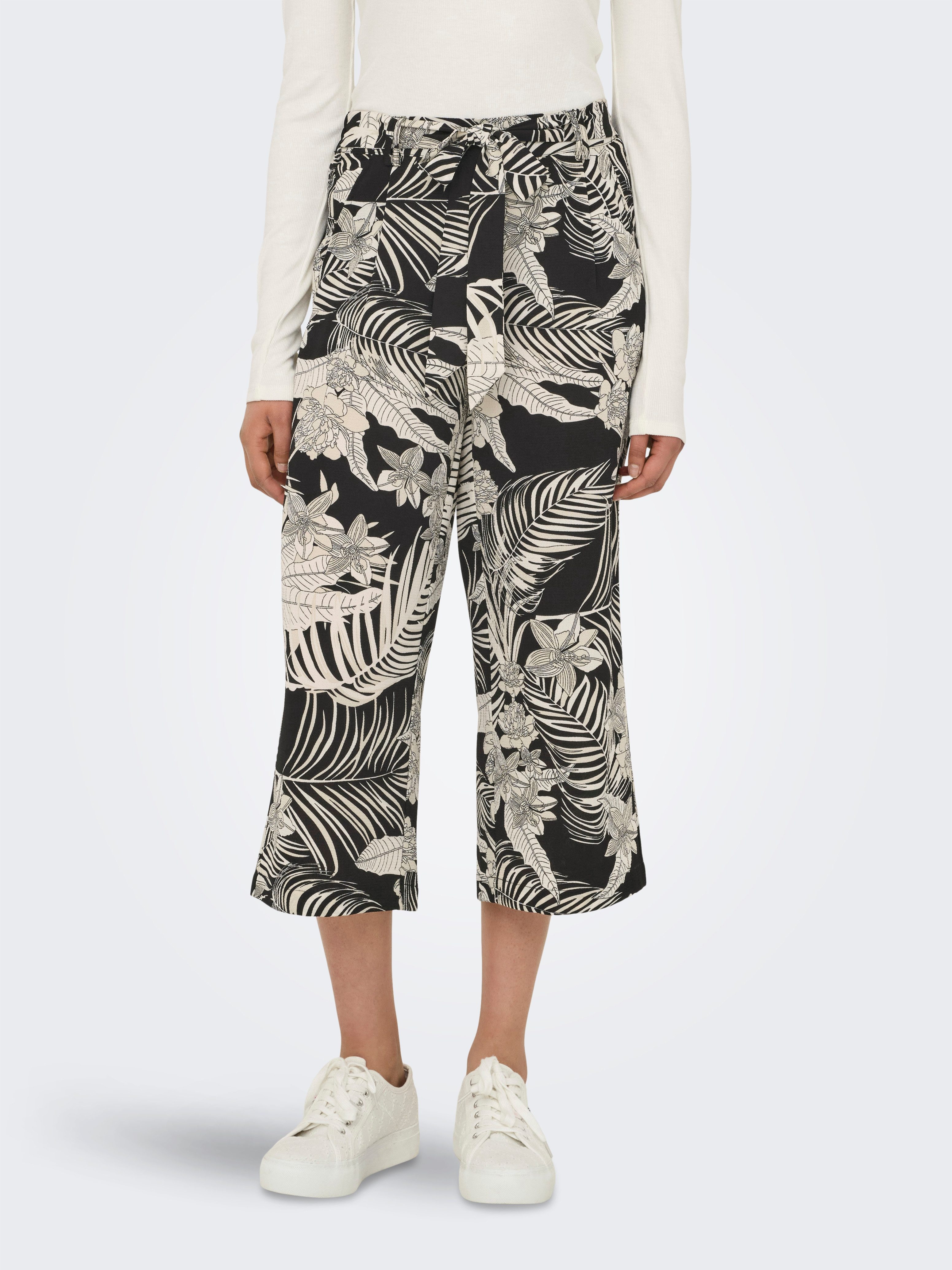 ONLY Palazzohose ONLWINNER – Culottehose mit elastischem Bund und Kordelzug günstig online kaufen