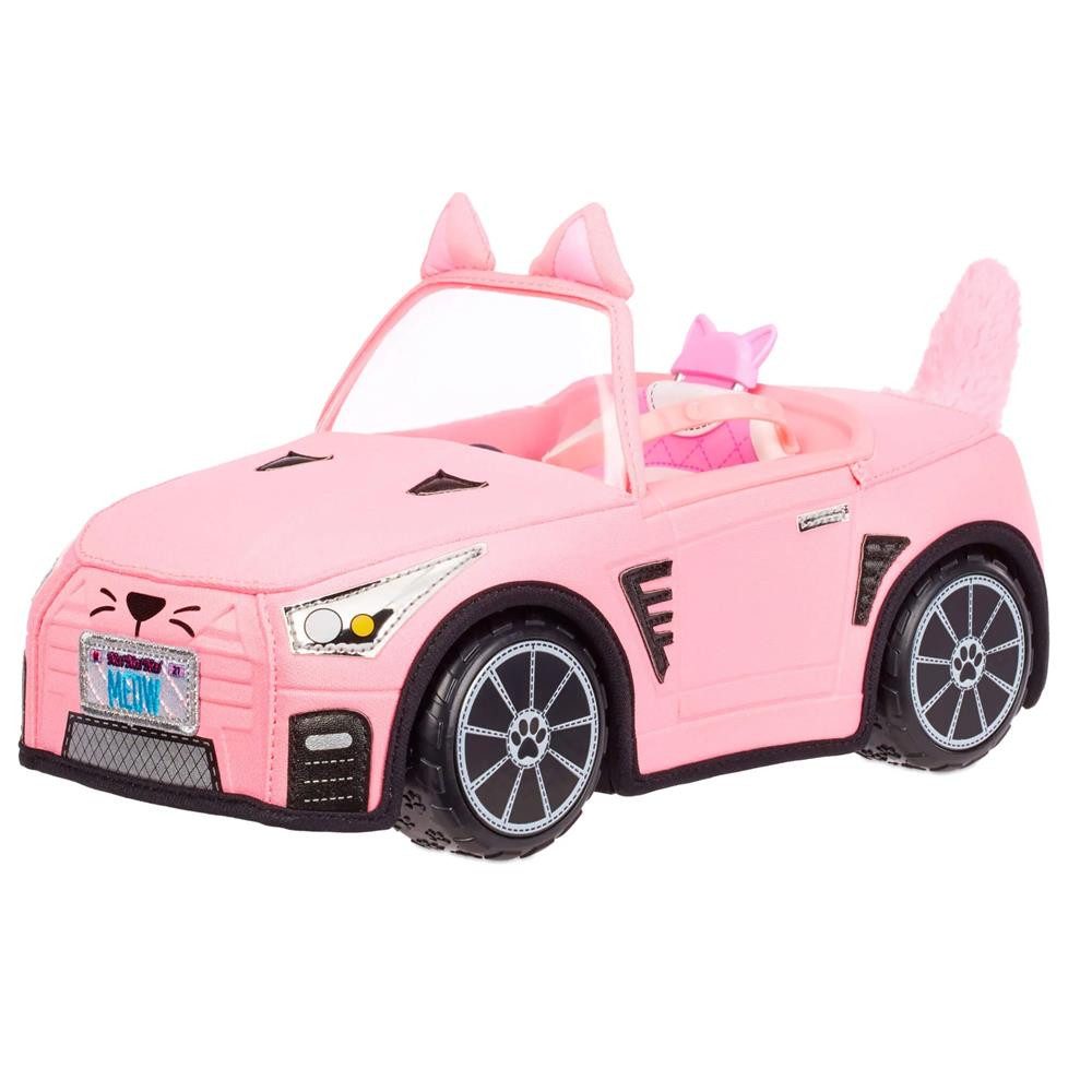 MGA Puppenauto Na! Na! Na! Surprise Weiches Plüsch Cabrio 572411, Rosa 26,7 cm Spielzeugauto Puppenfahrzeug Auto