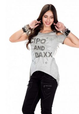 Cipo & Baxx T-Shirt mit besonderem Schnitt