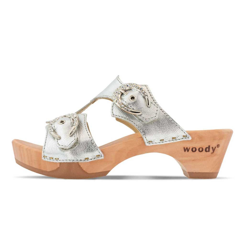 Woody Leonie Damen Clog Pantolette woody® Schnürschuh
