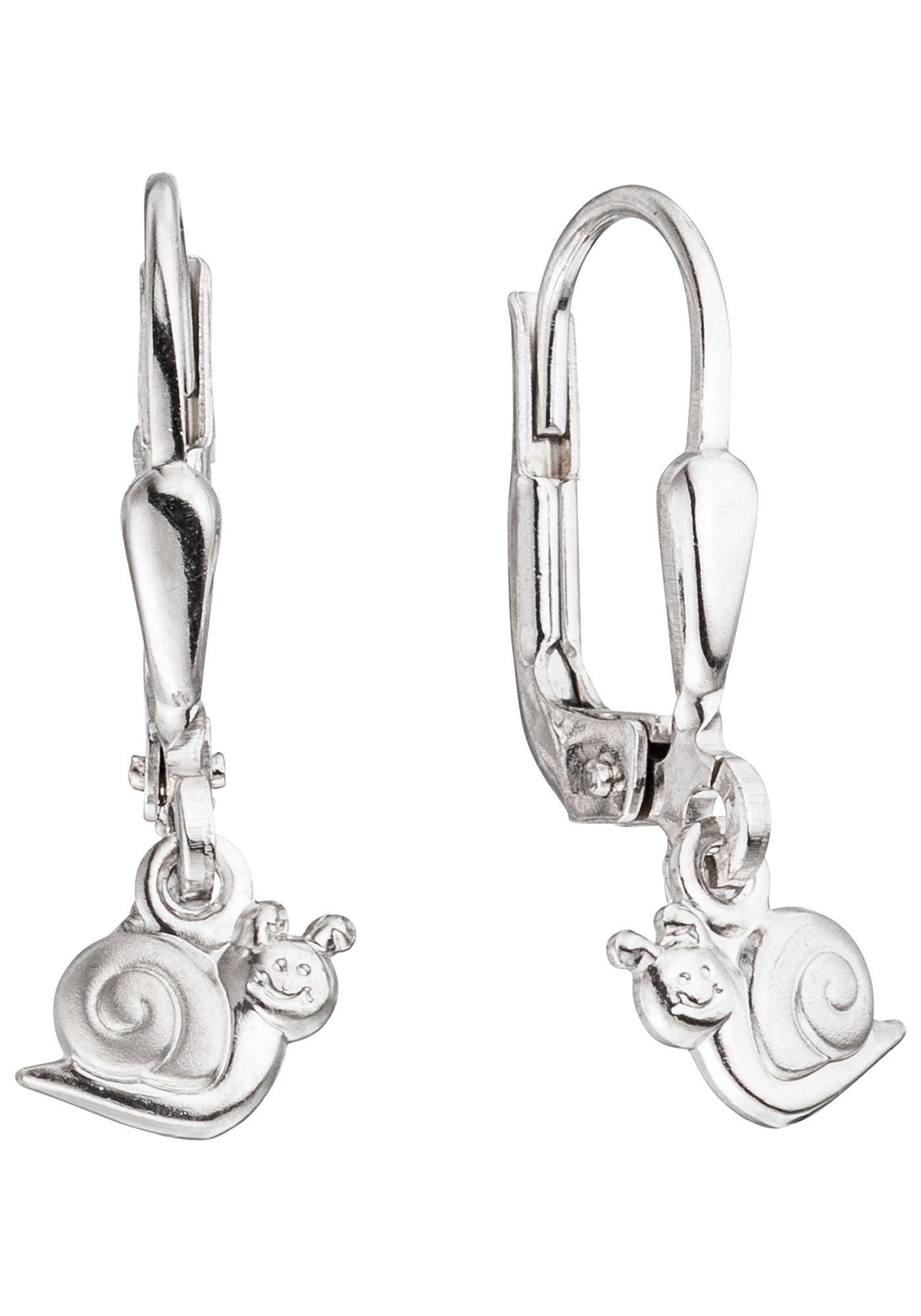 JOBO Paar Ohrhänger Schnecke, 925 Silber | Ohrhänger