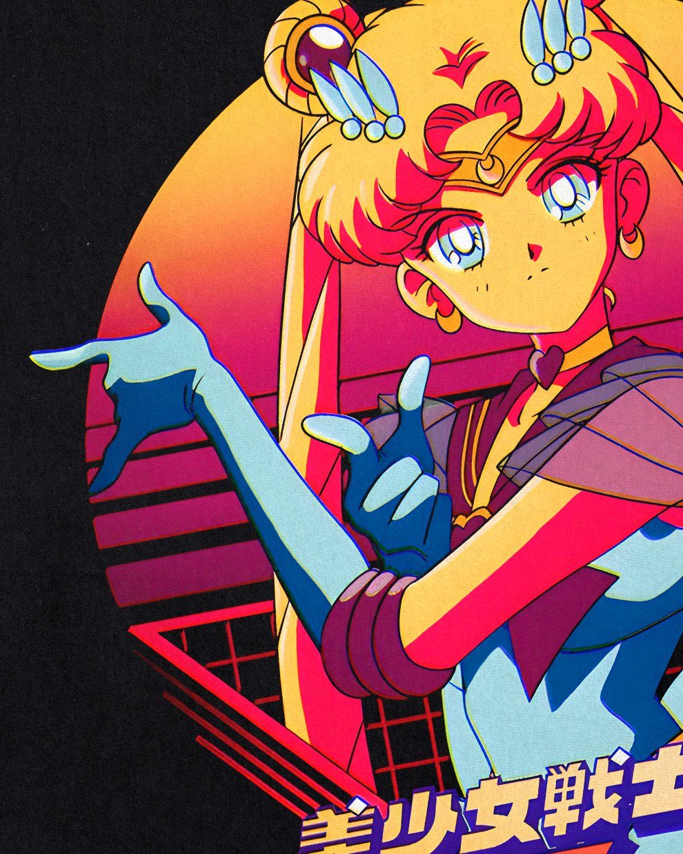 style3 T-Shirt Pretty Soldier sailor moon anime manga cosplay crystal günstig online kaufen