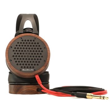 OLLO Audio S4X 1.3 Over-Ear-Kopfhörer (offen, Ohrmuscheln aus Holz, Inkl Kopfhörertasche und keepdrum Mikrofasertuch)