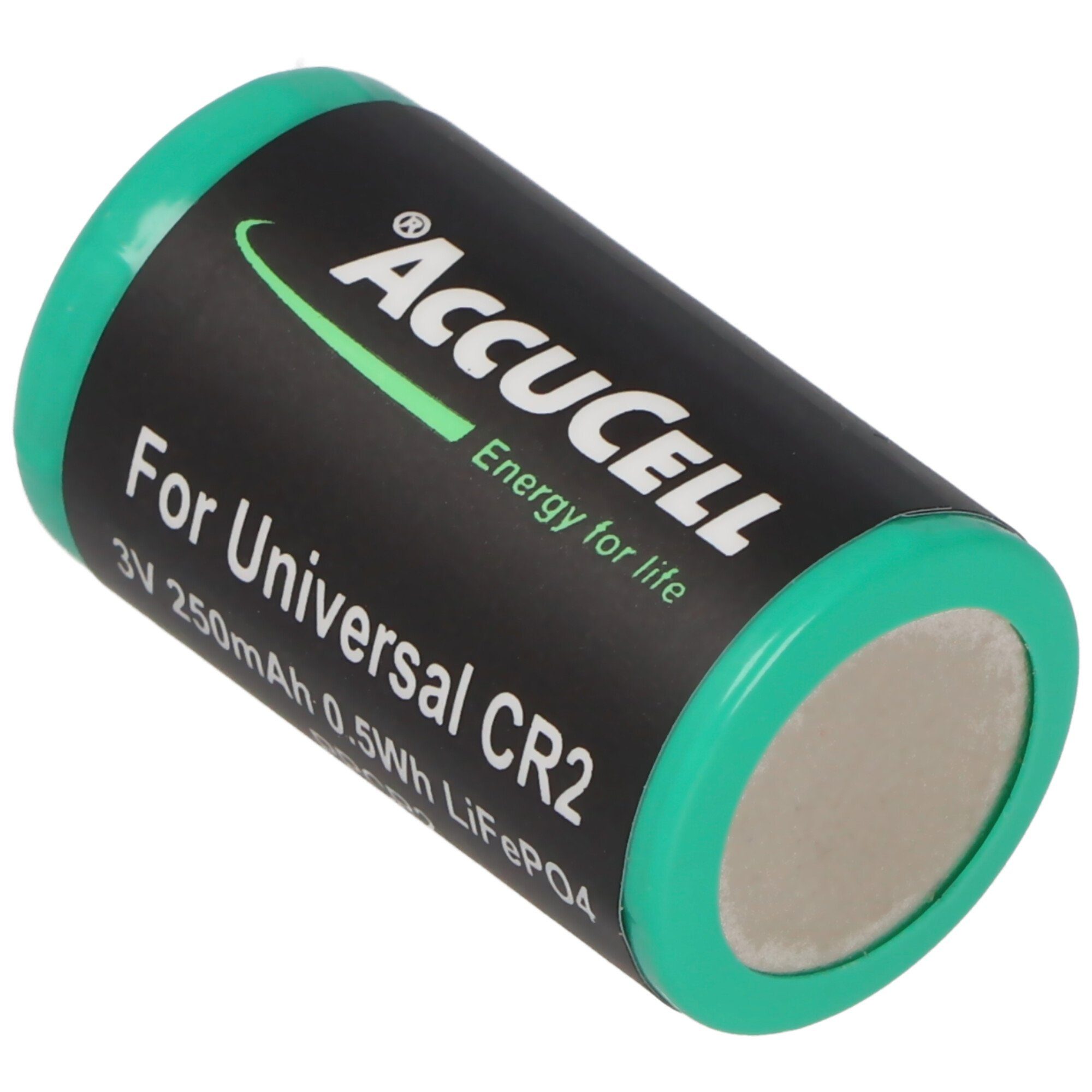 CR-2 CR2 Li-FePo4 250 mAh Akku Neu V) Akku Akku 3.0V AccuCell 3 Volt Li-Ion Li-Ion, 250mAh (3,0