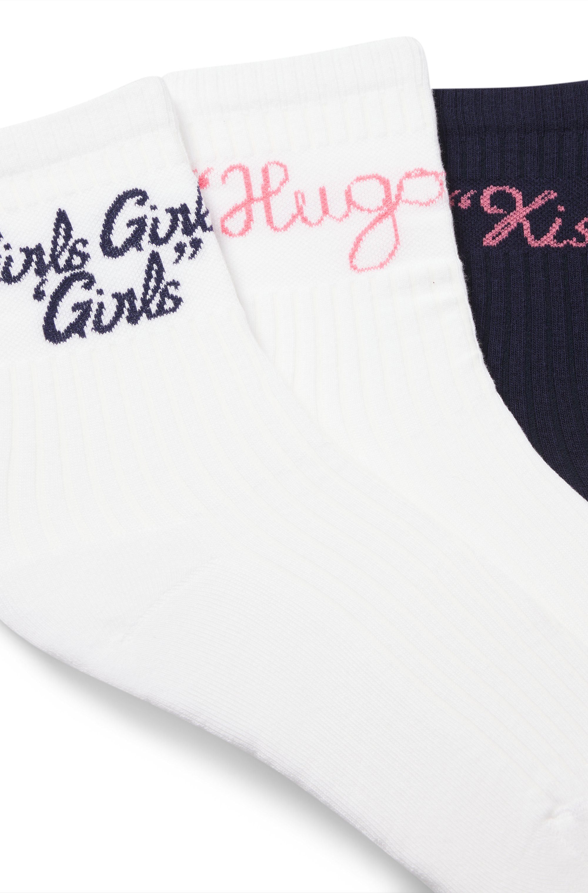 HUGO Freizeitsocken 3P QS SLOGAN CC günstig online kaufen