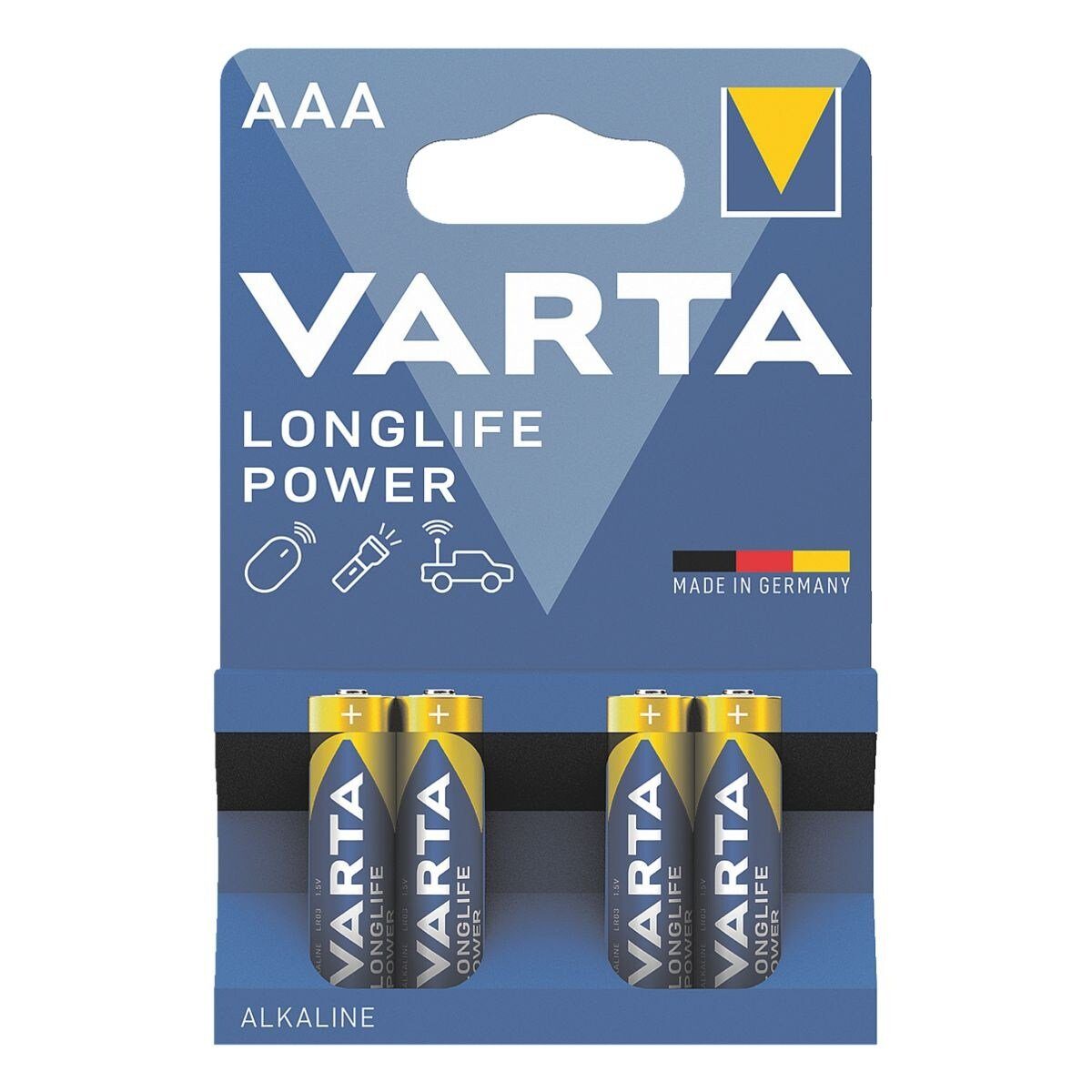 VARTA LONGLIFE Power AAA Blister 4 Akku