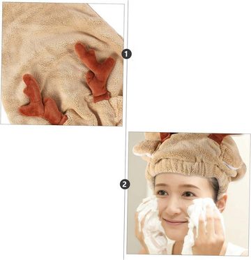 FIDDY Duschhaube Hut für trockenes Haar aus Geweih die Dicke Haarband (1 St)