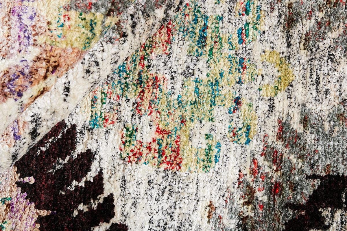 Silk Orientteppich, 5 Sari 201x301 mm Nain rechteckig, Orientteppich Handgeknüpfter Höhe: Trading,
