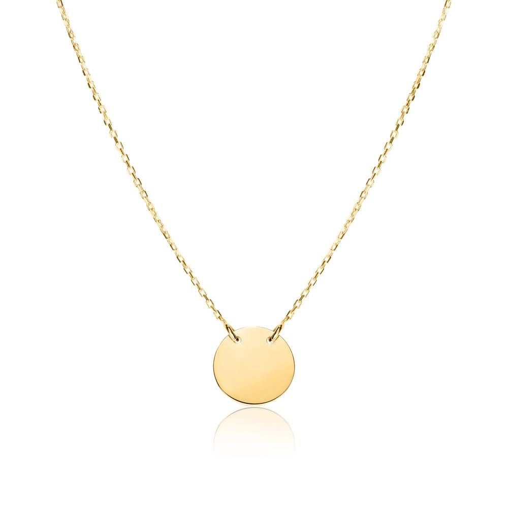 Unique Goldkette Unique Halskette für Damen aus 9K Gold mit Kreis