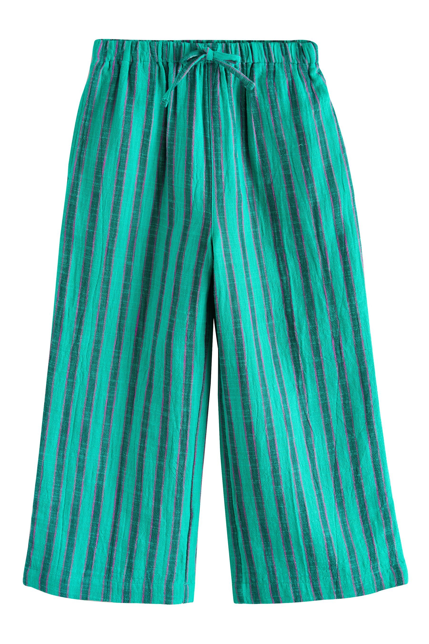 Palazzohose Schlupfhose mit weitem Bein