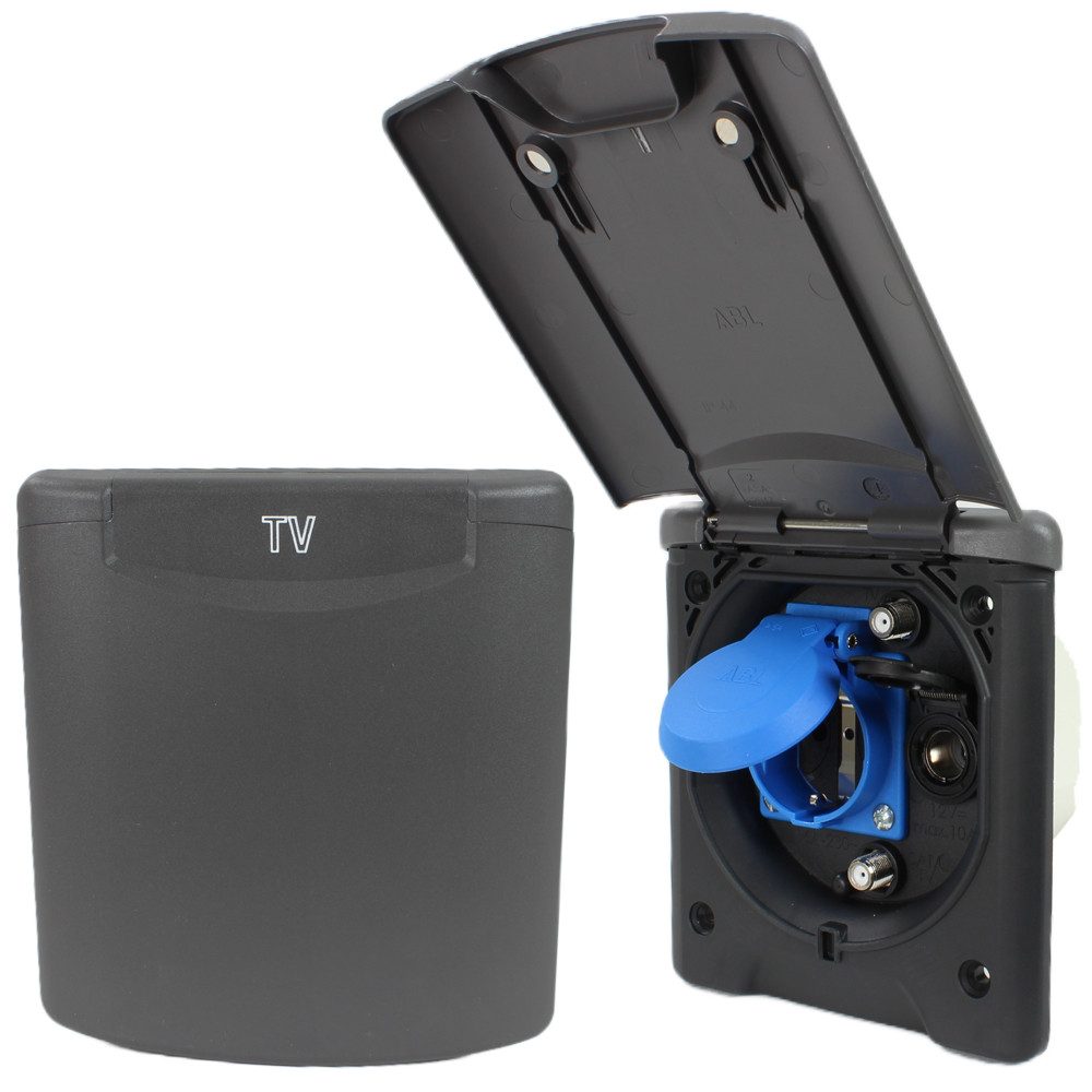 ABL Steckdose ABL Multifunktions Außensteckdose Vorzeltsteckdose Wohnmobil