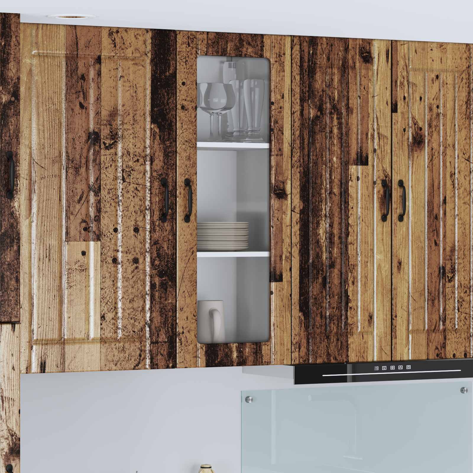 vidaXL Sideboard, Küchenschrank Altholz 40 x 31 x 100 cm Holzwerkstoff