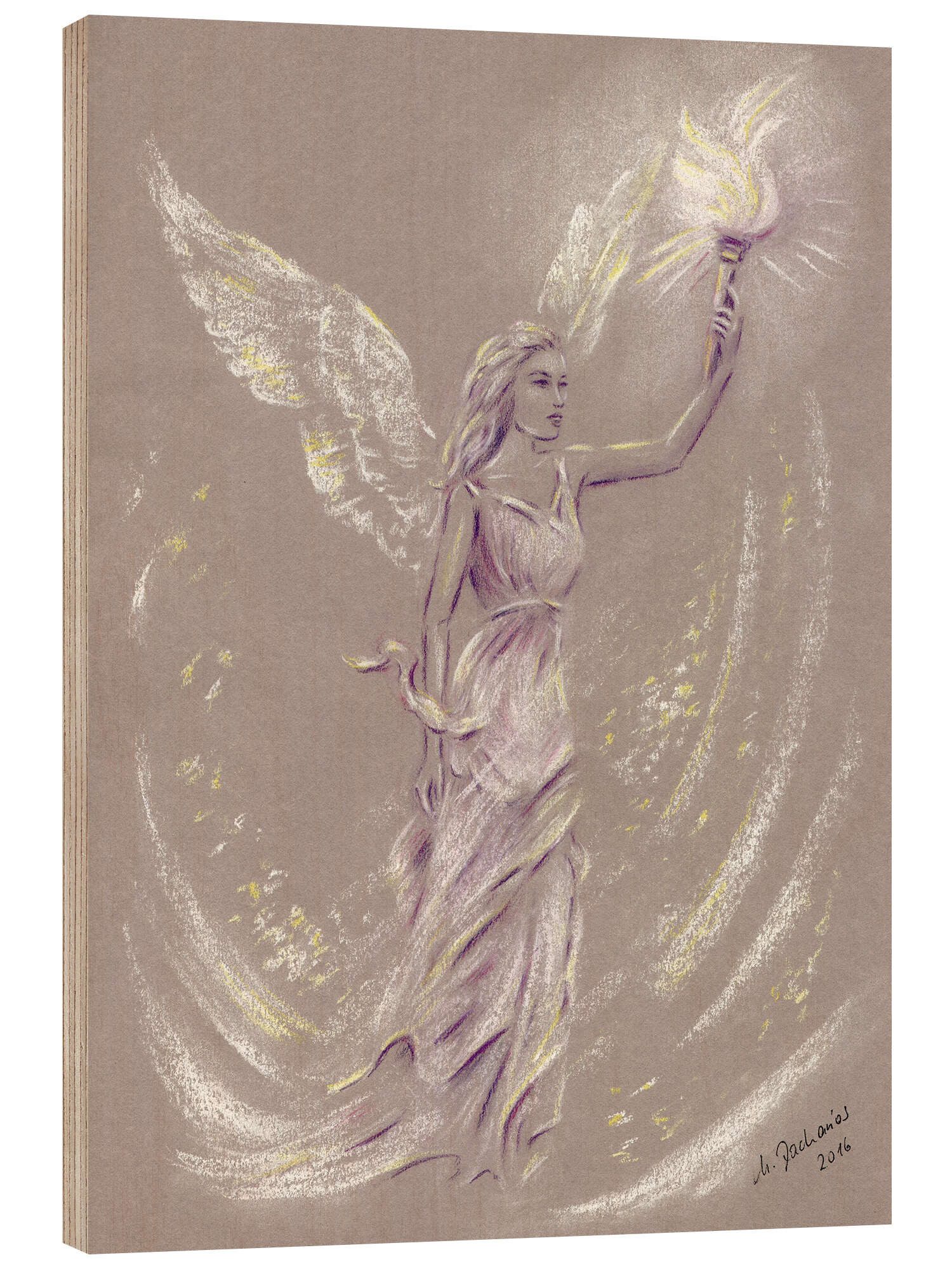 Posterlounge Wandbild Engel der Hoffnung, Marita Zacharias, erhältlich als Плакат, Leinwandbild, Wandsticker oder Acrylglasbild