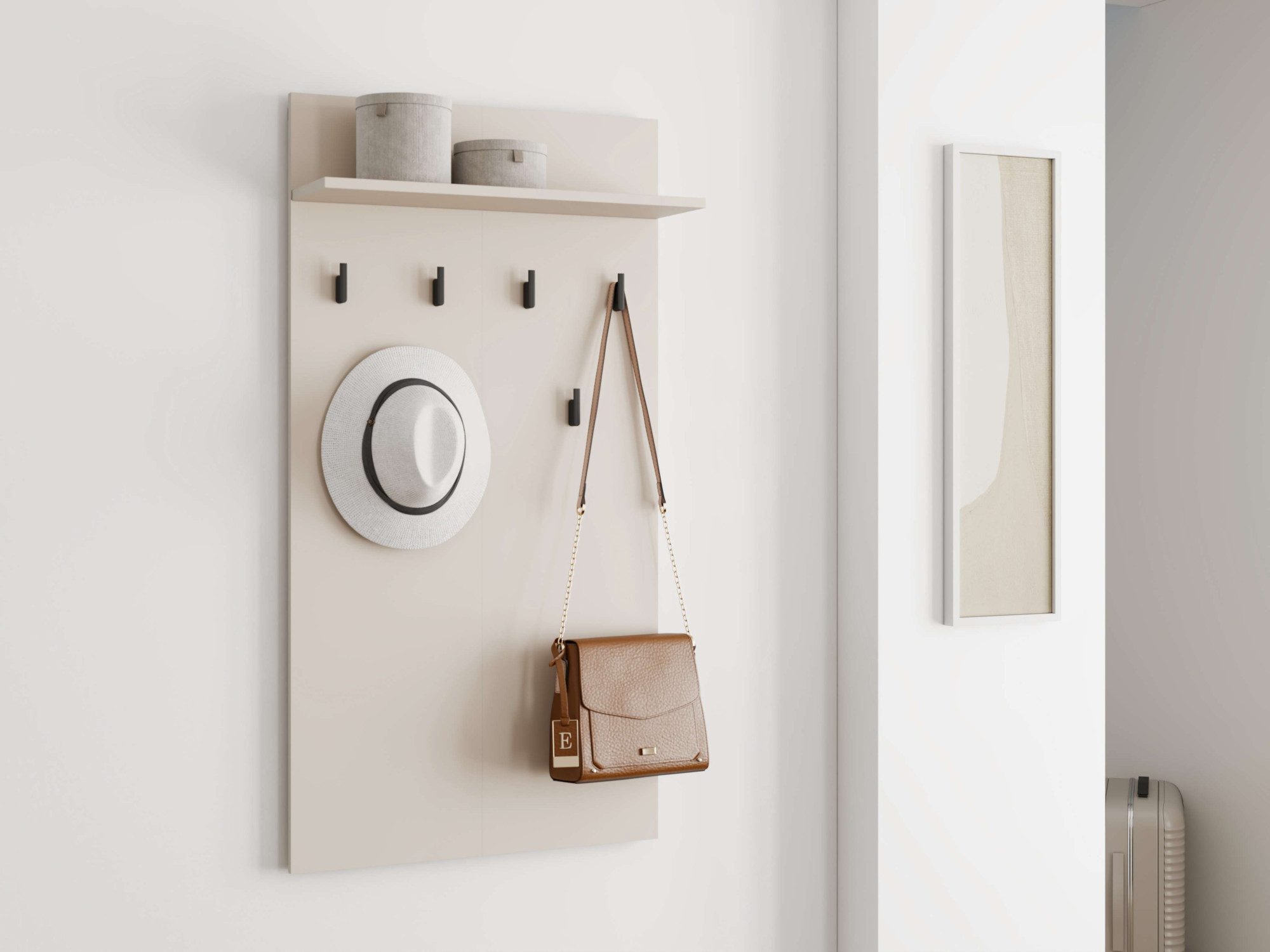 Home affaire Garderobenpaneel Arran, Wandregal Wandpaneel, Wandgarderobe pr günstig online kaufen