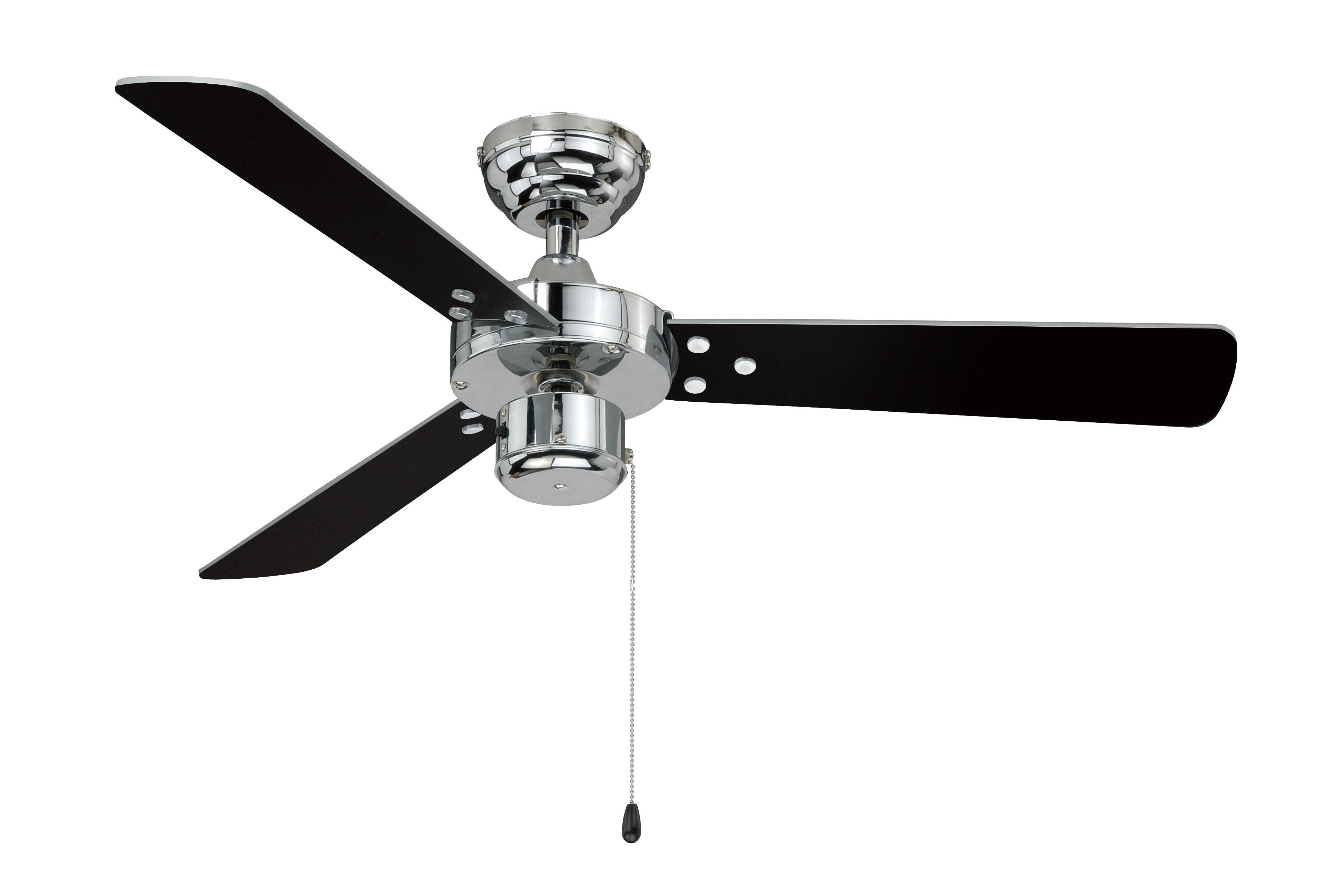 AireRyder Deckenventilator Deckenventilator Cyrus Chrom mit Zugkette, Mit Zugschnur