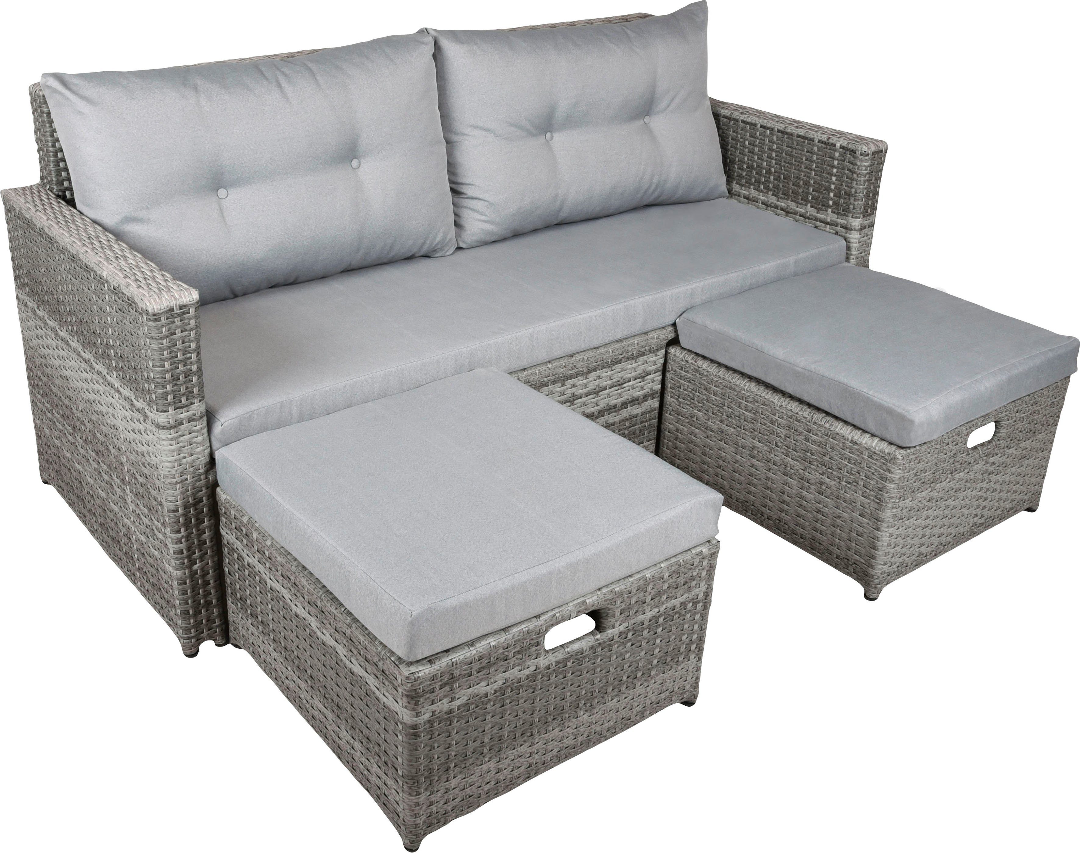 Garden Pleasure Gartenlounge-Set MALTA, (4-tlg)