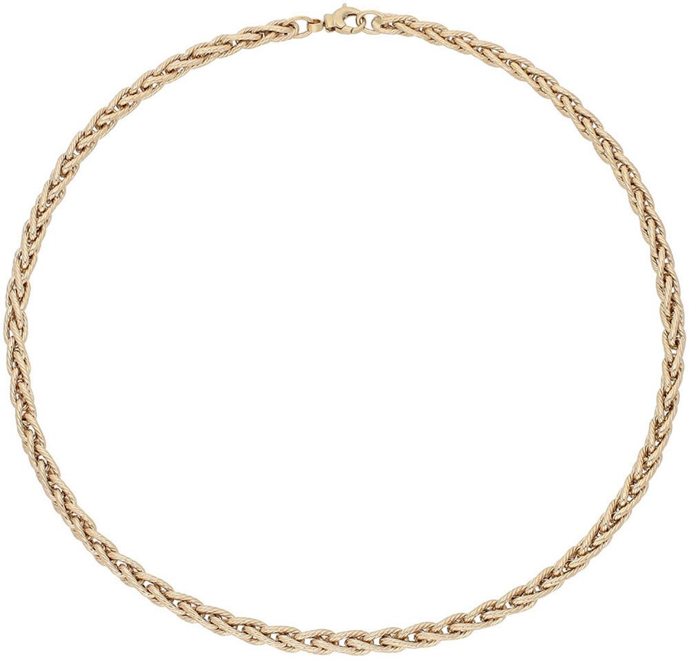 Firetti Goldkette Schmuck Geschenk Gold 585 Halsschmuck Halskette Zopfkette 5,5 mm breit
