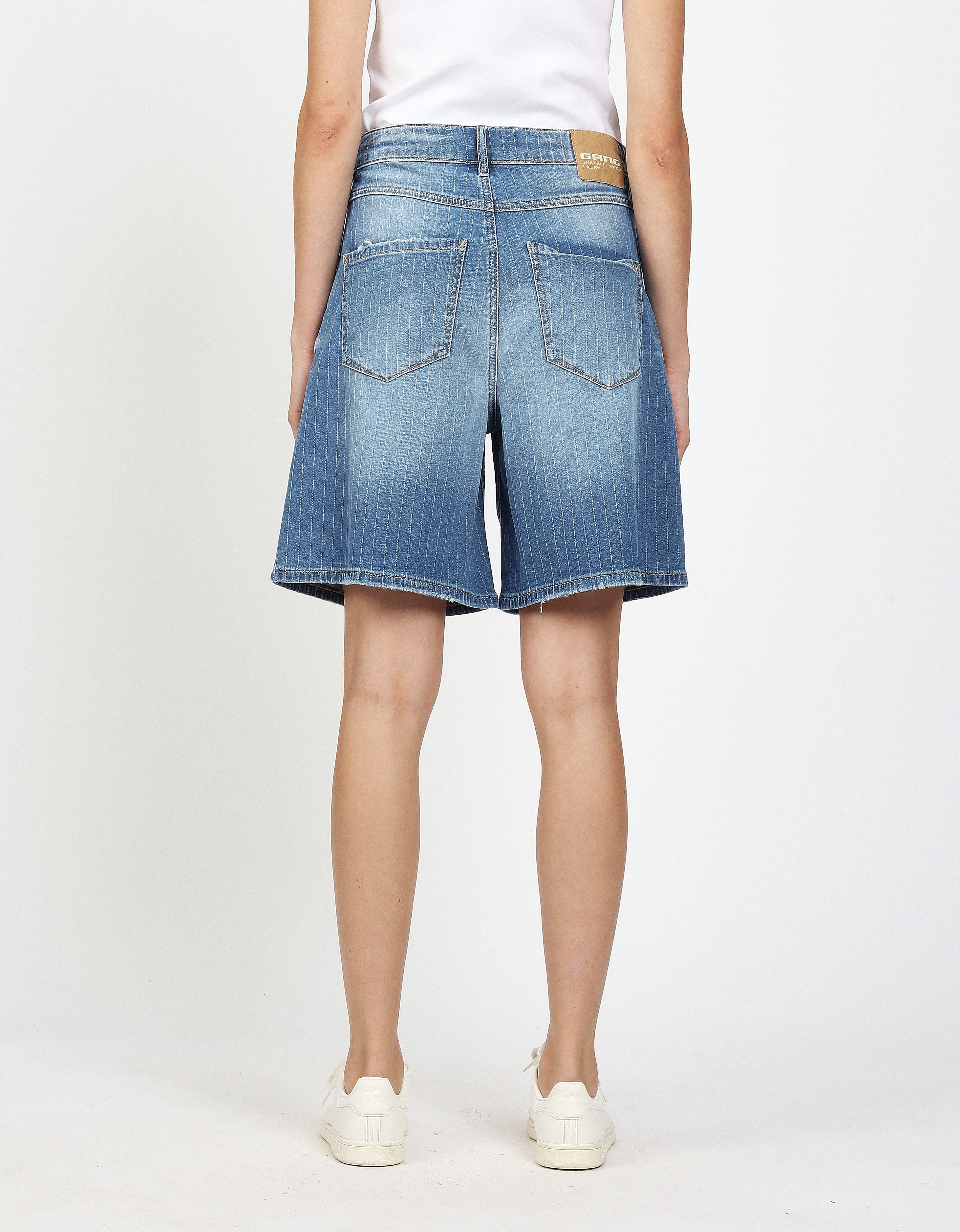 GANG Bermudas 94WANDA BERMUDA mit Bundfalten vorn