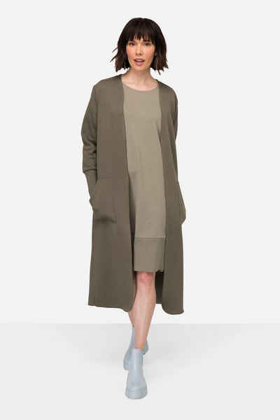 Laurasøn Sweatjacke Sweat-Cardigan Straight Fit offene Jacke