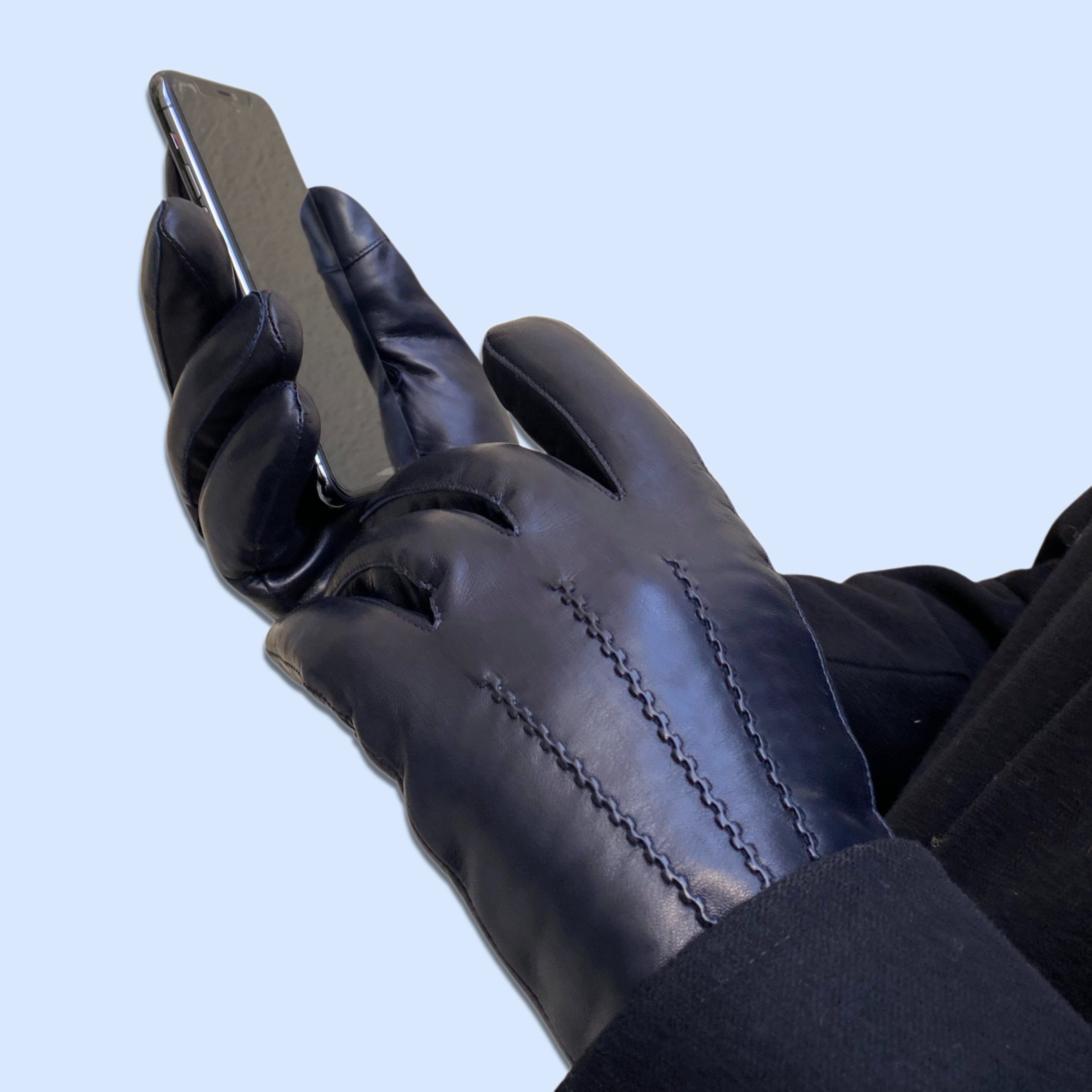 AKAROA Lederhandschuhe DAN mit Lammfellfutter günstig online kaufen