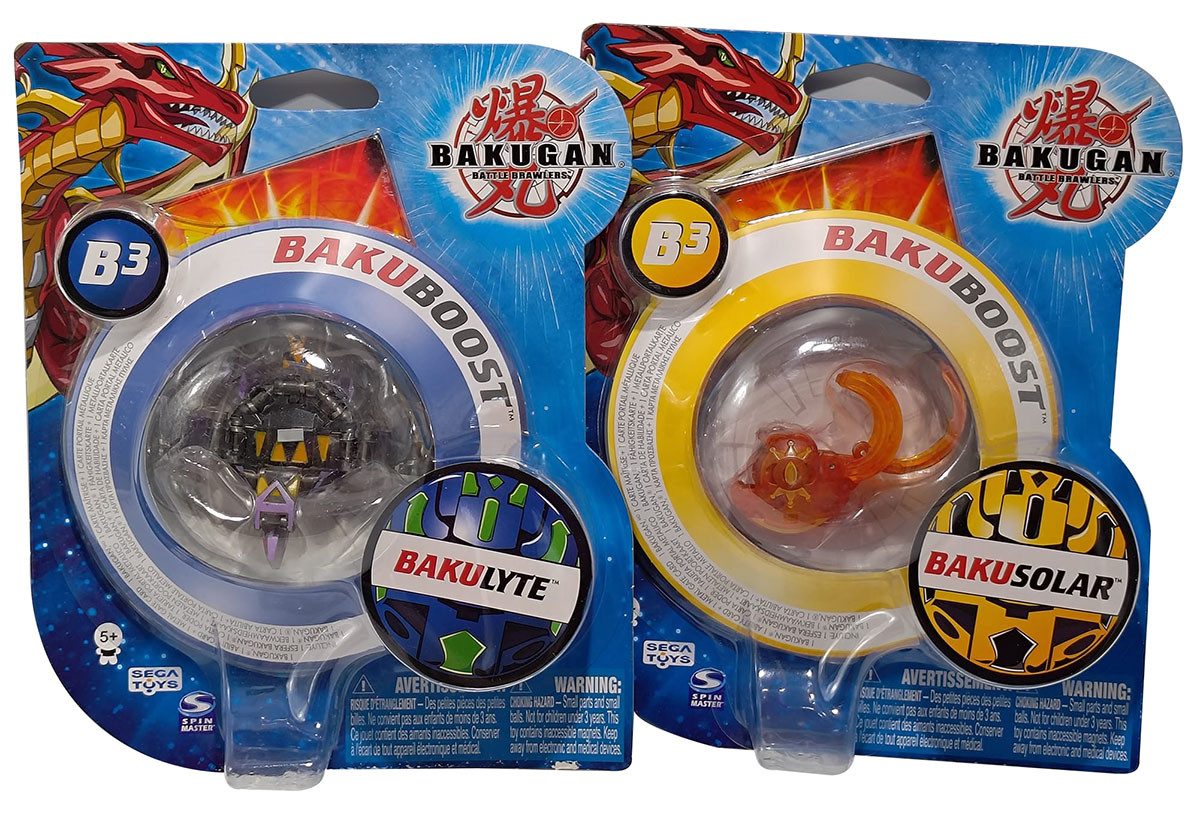 Spin Master Spielfigur Bakugan BakuBoost Booster Pack Bakugan Figur Spielkarten Sammlerfigur