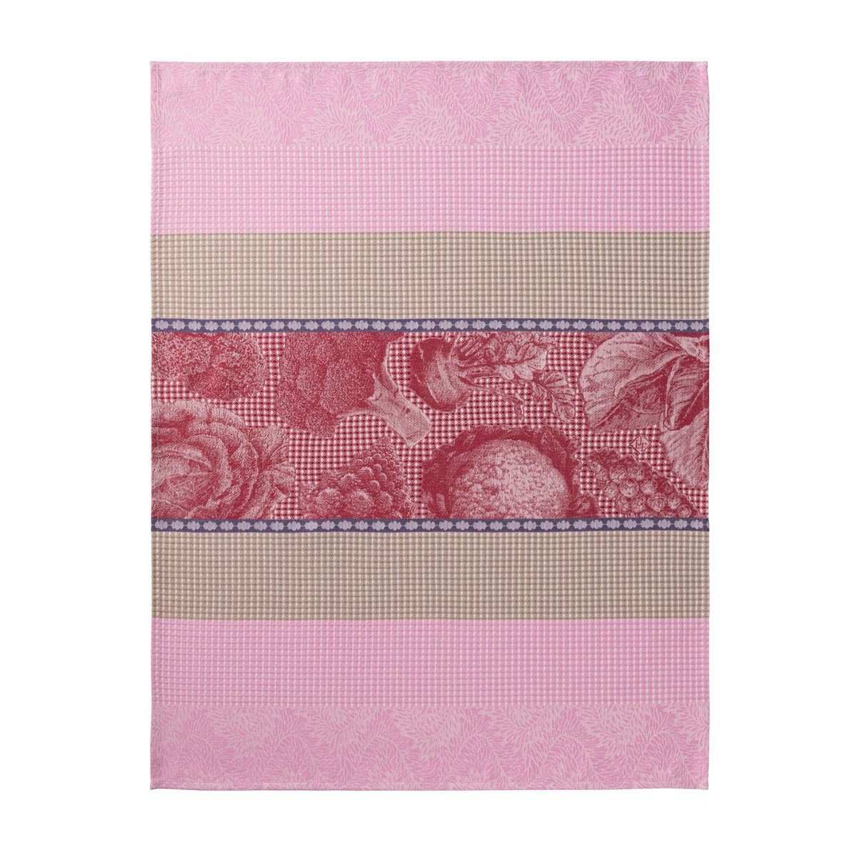 Le Jacquard Francais Geschirrtuch Küchenhandtuch Jardin des choux Romanesco 60x80 cm, (1-tlg., 1 x Geschirrtuch), Waffelpiqué