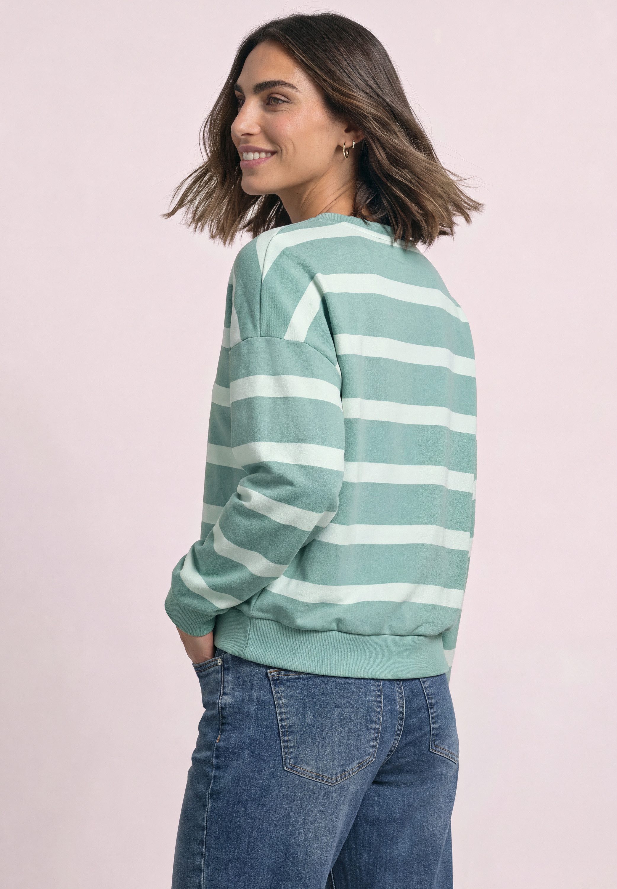 STREET ONE Sweatshirt im Streifen-Design