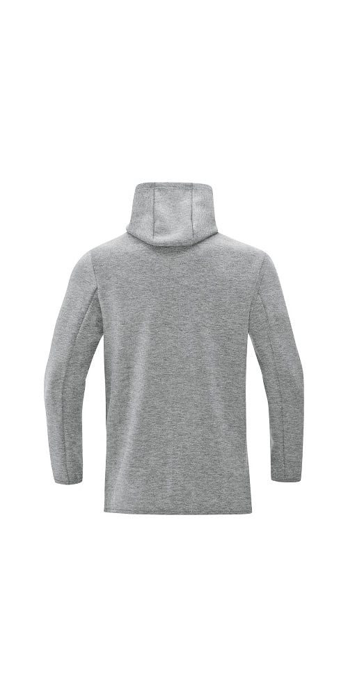 Jako Trainingsjacke Kapuzenjacke Premium Basics (Double-Tech-Knit) hellgrau günstig online kaufen