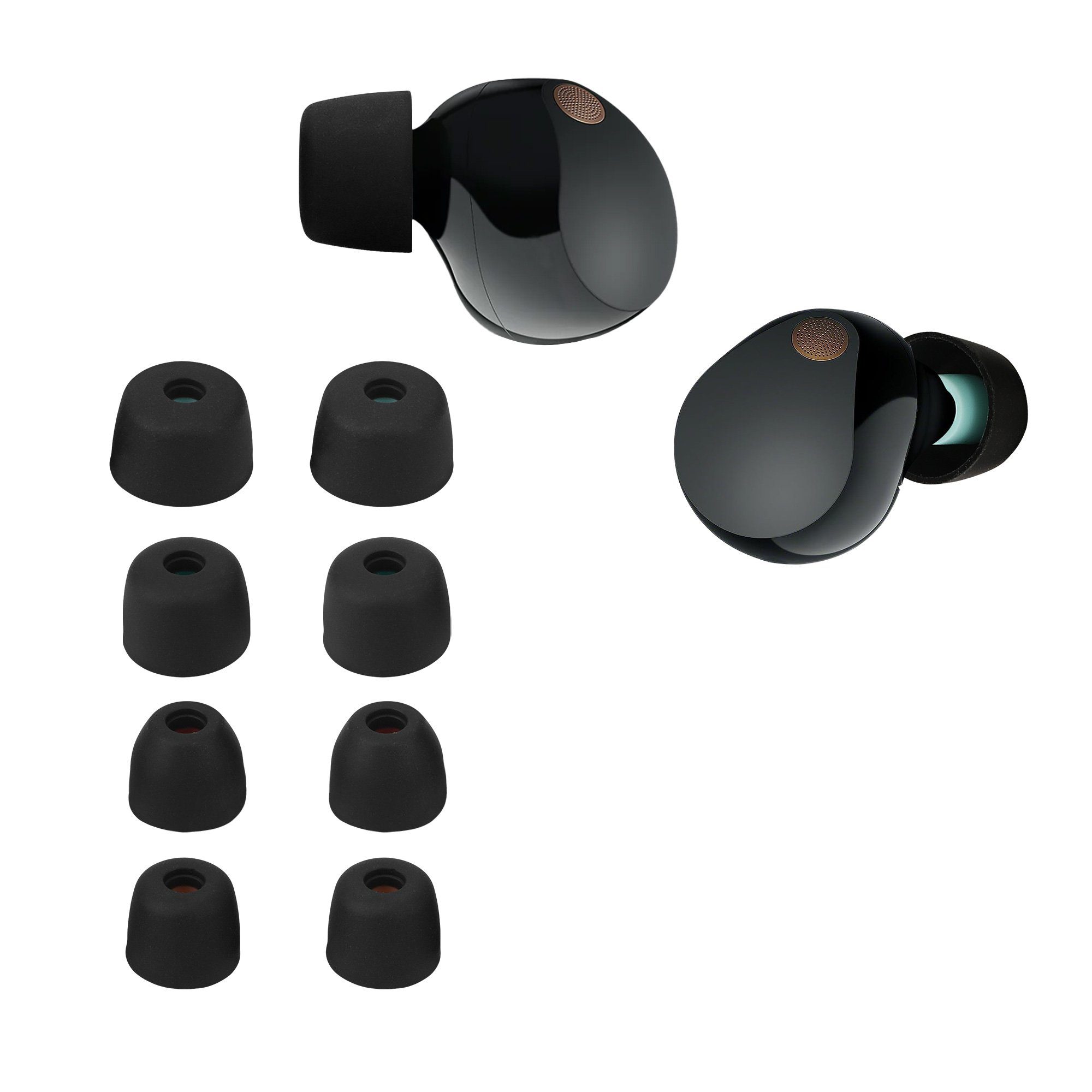 8x Ersatzpolster für Sony WF-1000XM5 / WF-1000XM4 Ohrpolster