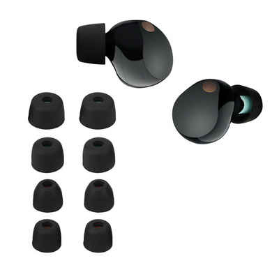kwmobile 8x Ersatzpolster für Sony WF-1000XM5 / WF-1000XM4 Ohrpolster (4 Größen - Silikon Ersatz Ohrstöpsel für Sony In-Ear Headphones)