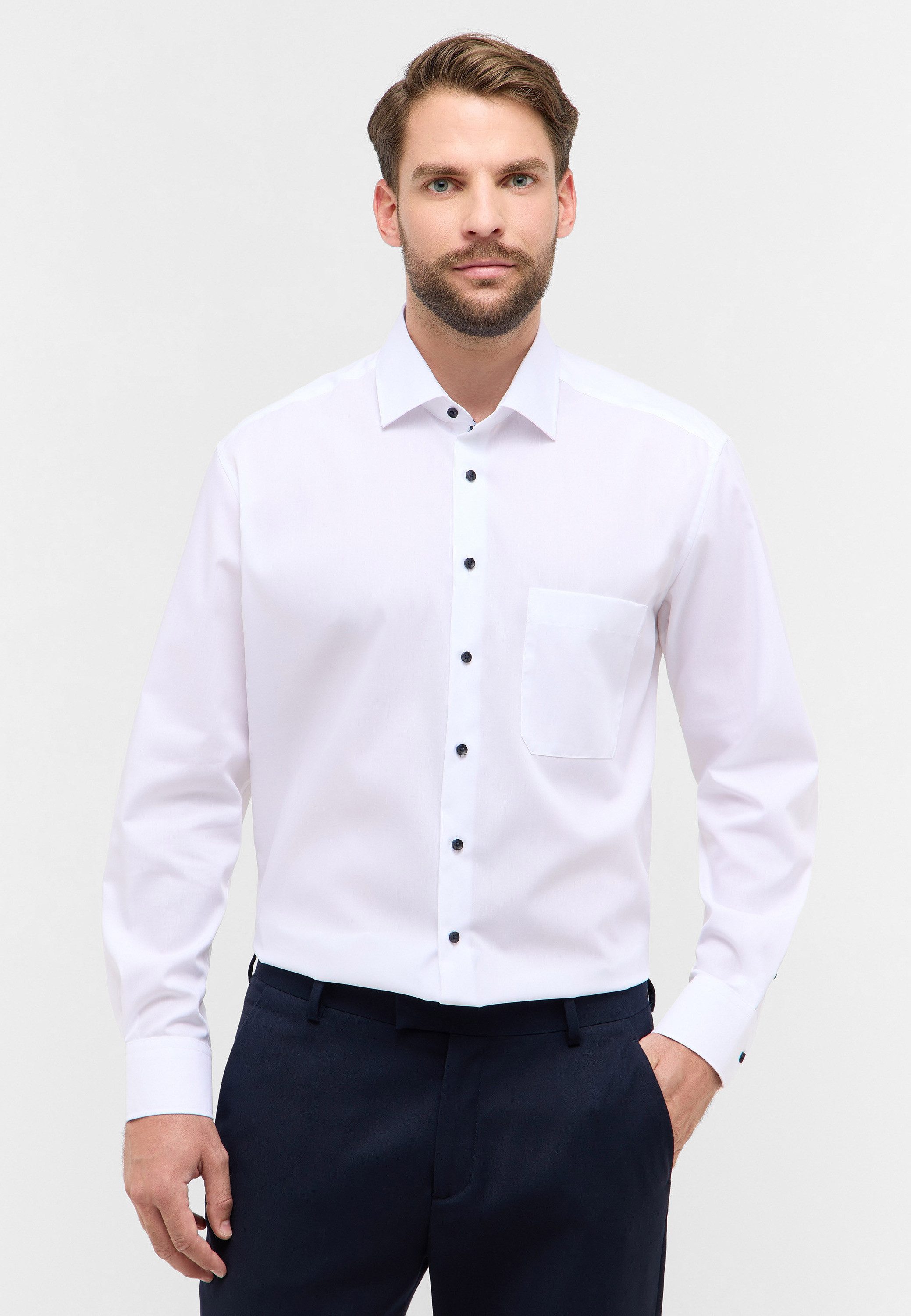 Eterna Langarmhemd COMFORT FIT NON IRON (bügelfrei)