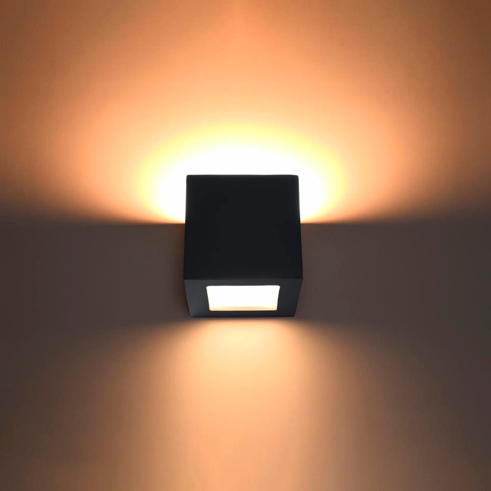 famlights Wandleuchte famlights, Wandleuchte Lill in Schwarz E27