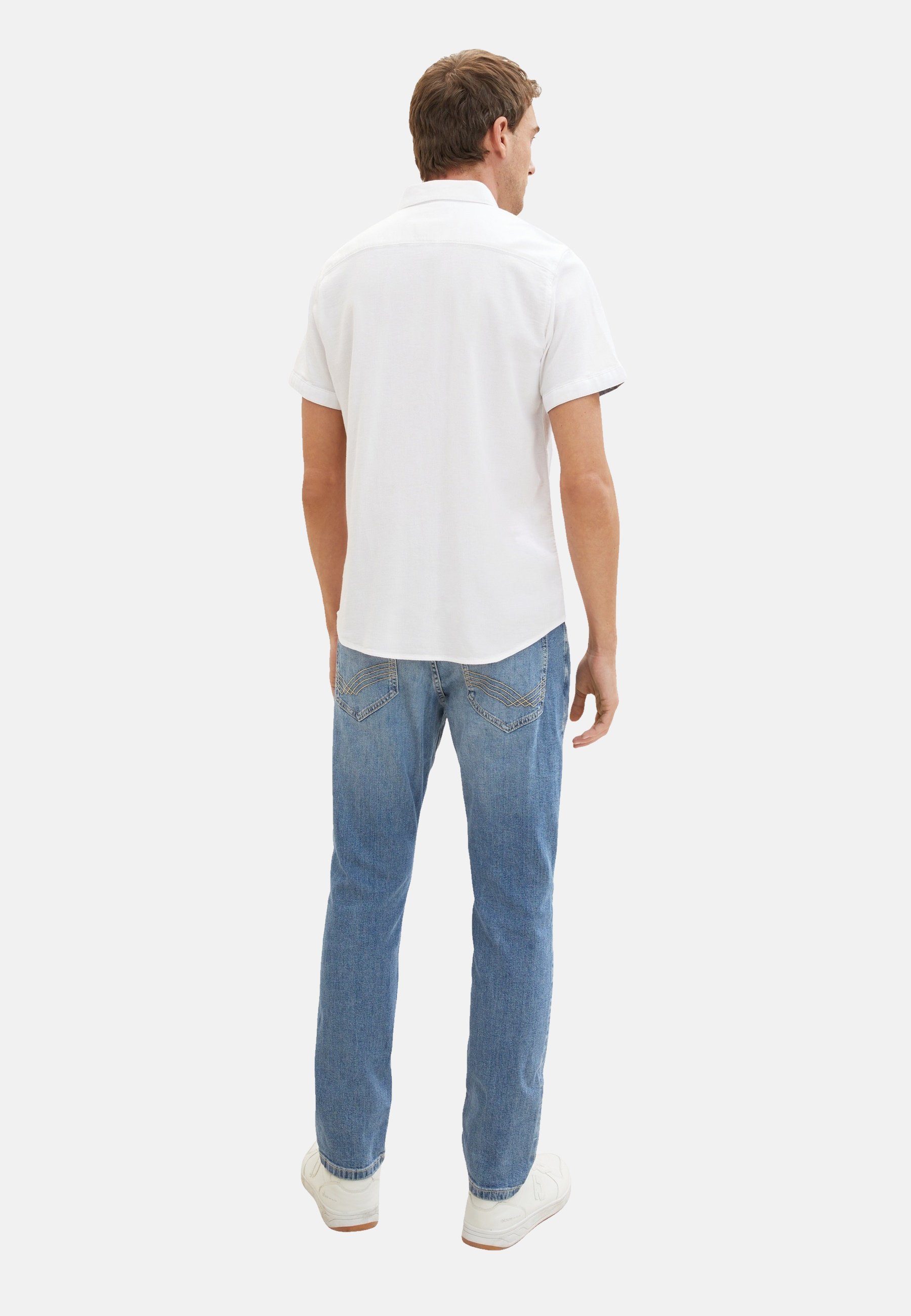 TOM TAILOR Hose (1-tlg) Fit lange hellblau Jeans Josh Five-Pocket-Style 5-Pocket-Jeans Slim