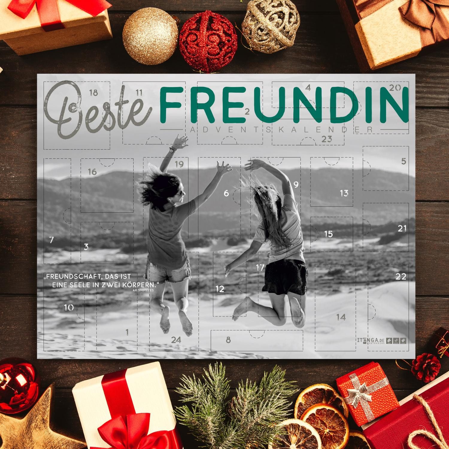 itenga Adventskalender itenga Adventskalender gefüllt "Beste Freundin" – Bild 4 von 5