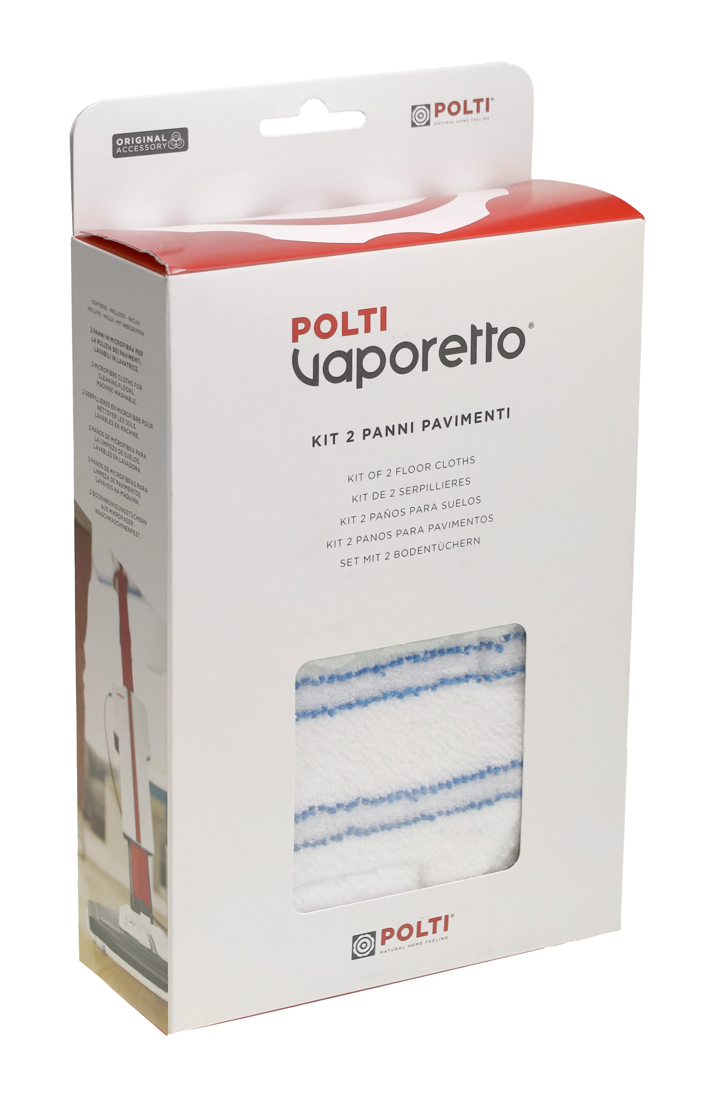 Bürste POLTI PAEU0394 Mikofaser Bodentücher für SV660 SV650 SV620 SV610 Vapor