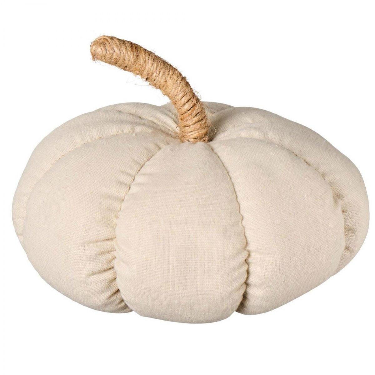 Ib Laursen Dekoobjekt Ib Laursen Dekorationsobjekt Kürbis Beige Canvas (20cm)