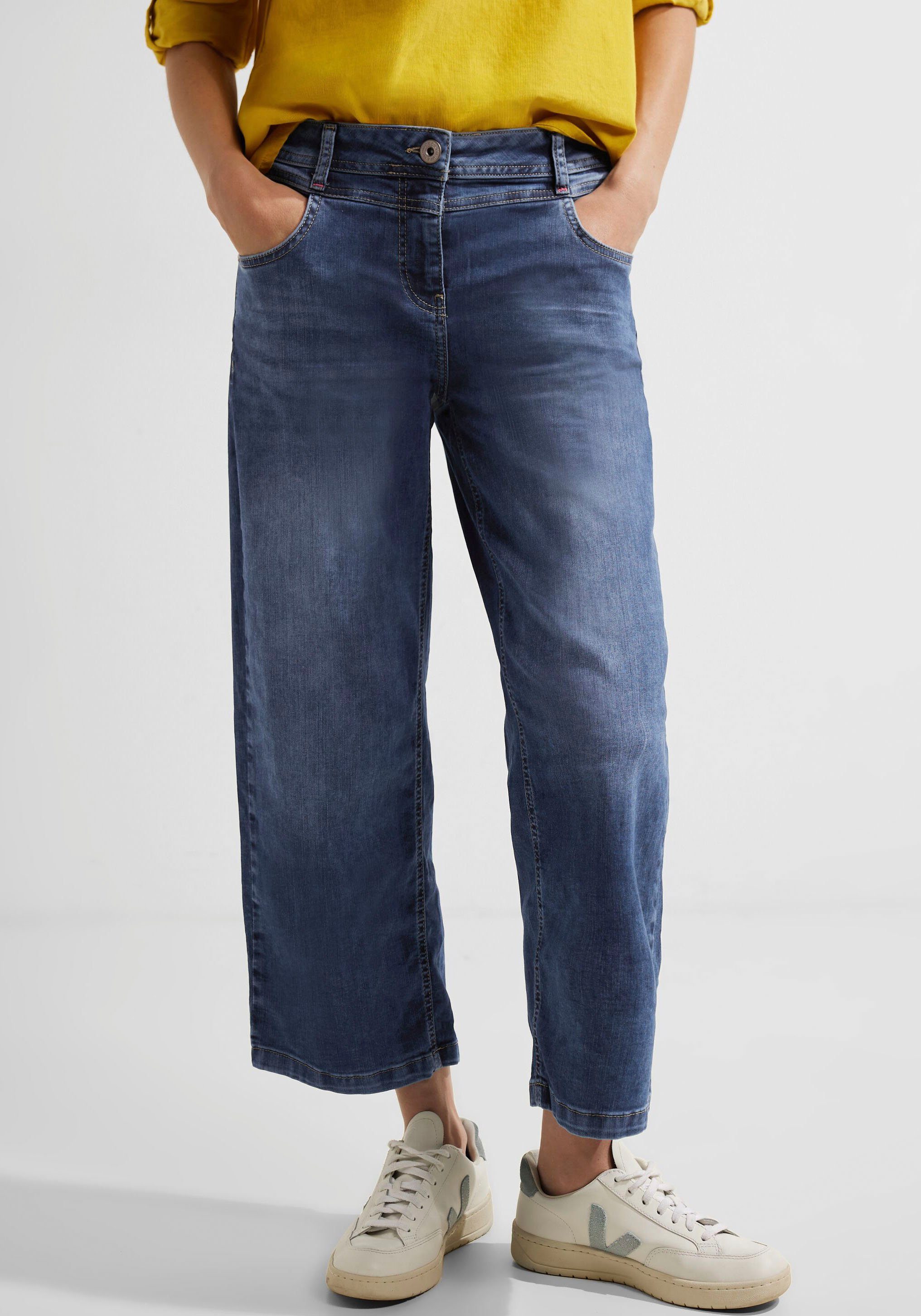 mit Loose-fit-Jeans Cecil Waschung