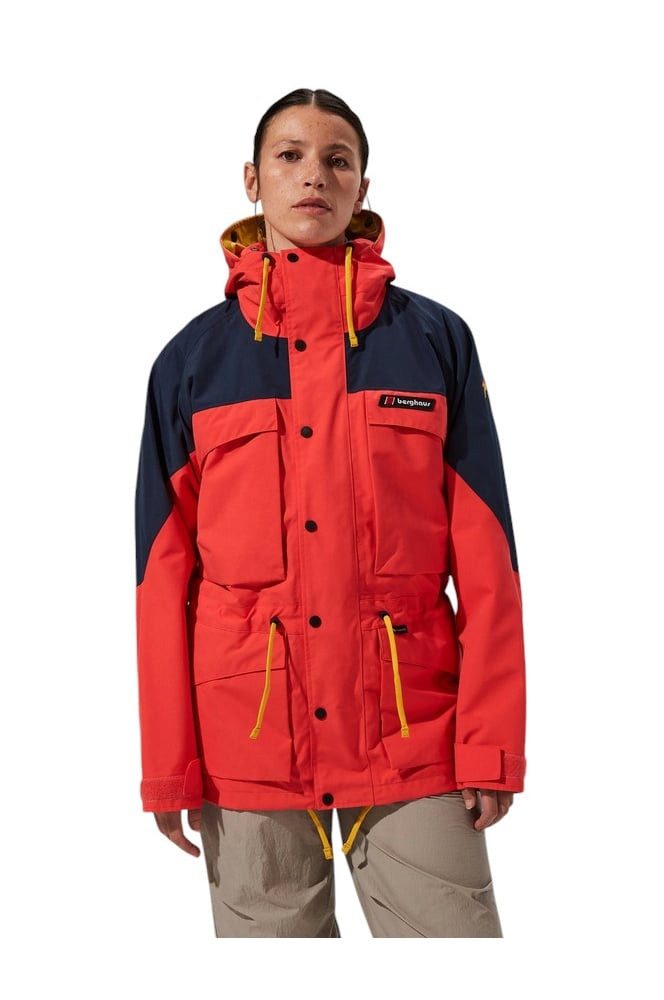 Berghaus Softshelljacke Mera Peak 2000 (wasserdicht) rot/blau Damen
