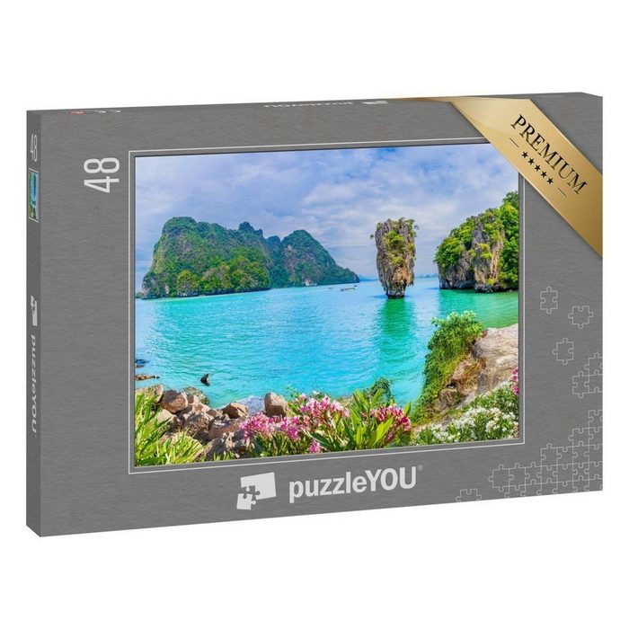 puzzleYOU Puzzle James-Bond-Insel in Thailand 48 Puzzleteile puzzleYOU-Kollektionen Inseln Insel & Meer