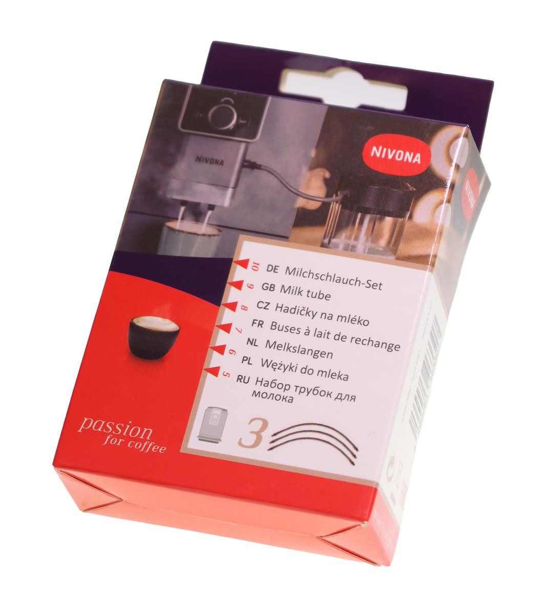 Nivona Milchschlauch Nivona NIMA330 3x Milchschlauch für Kaffeevollautomaten, Espressomasch