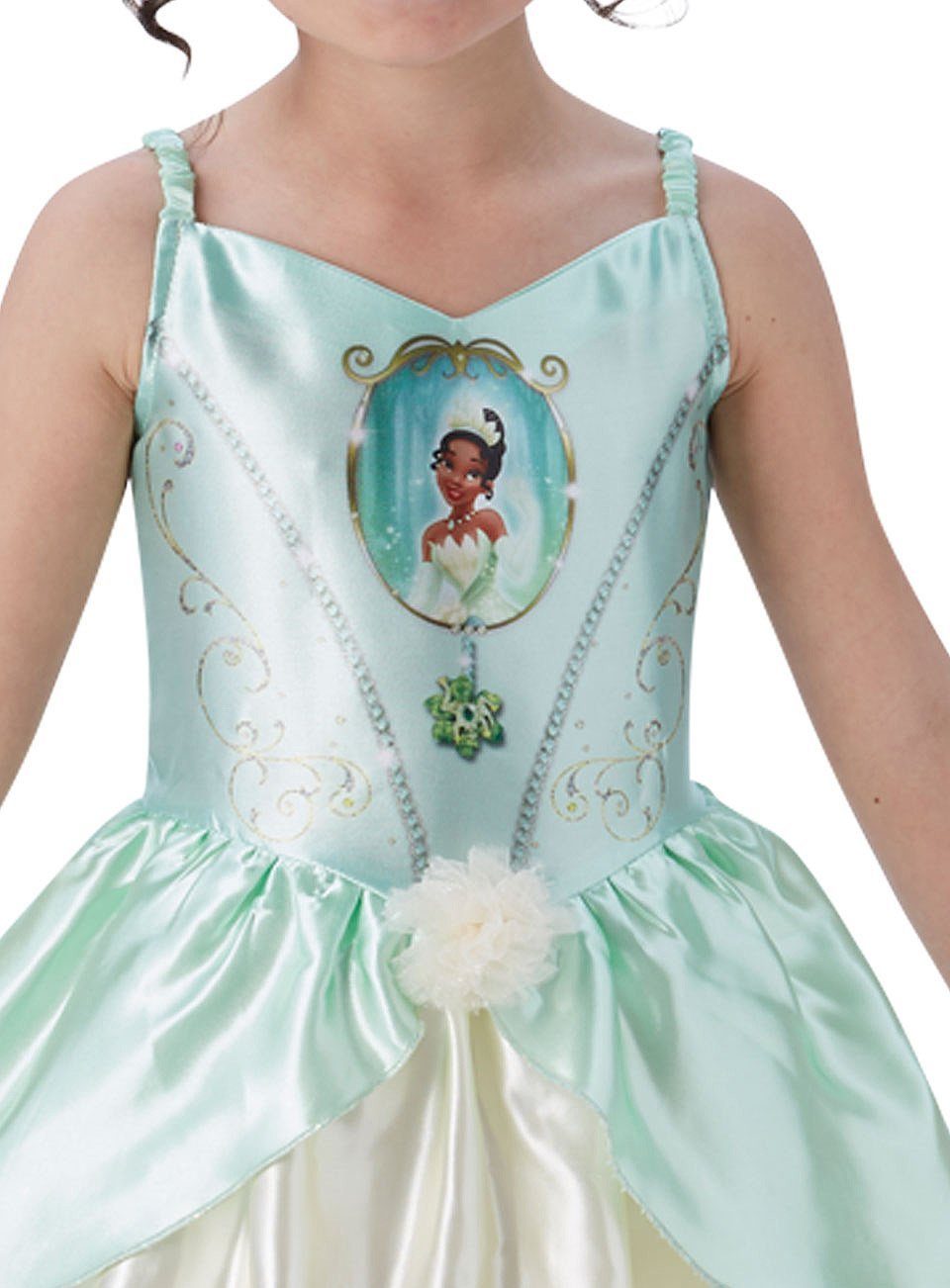 Rubie´s Prinzessin-Kostüm Disney Prinzessin Tiana Kostüm für Kinder, Klassische Märchenprinzessin aus dem Disney Universum