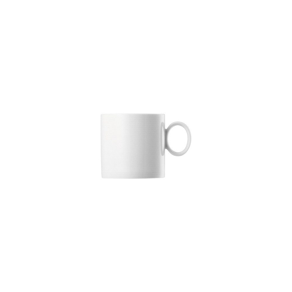 Thomas Porzellan Becher Thomas Loft Weiss Becher mit Henkel Zylindrisch 0,33 l, Porzellan