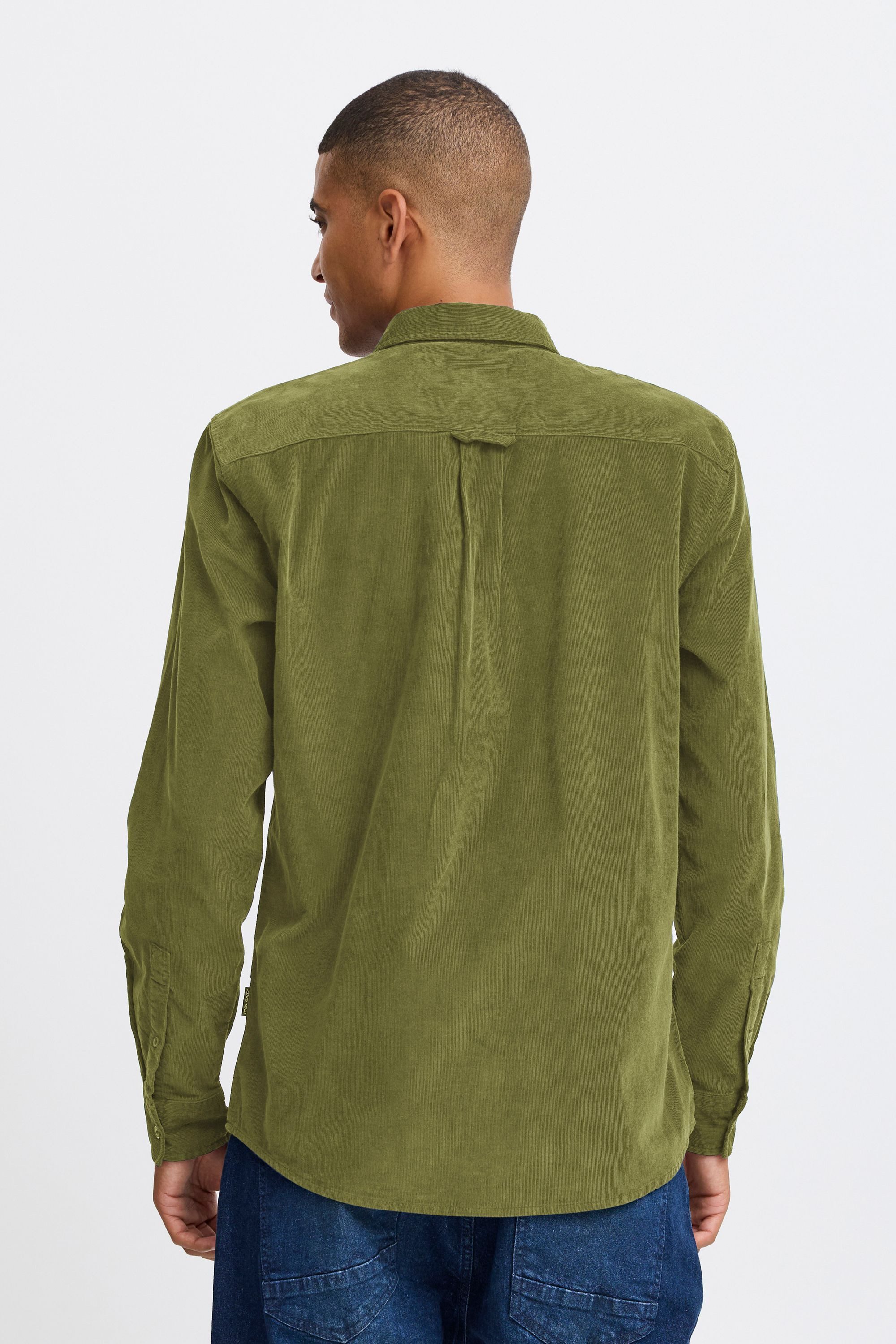 Blend Langarmhemd BHShirt Lässiges Cordhemd mit Brusttasche