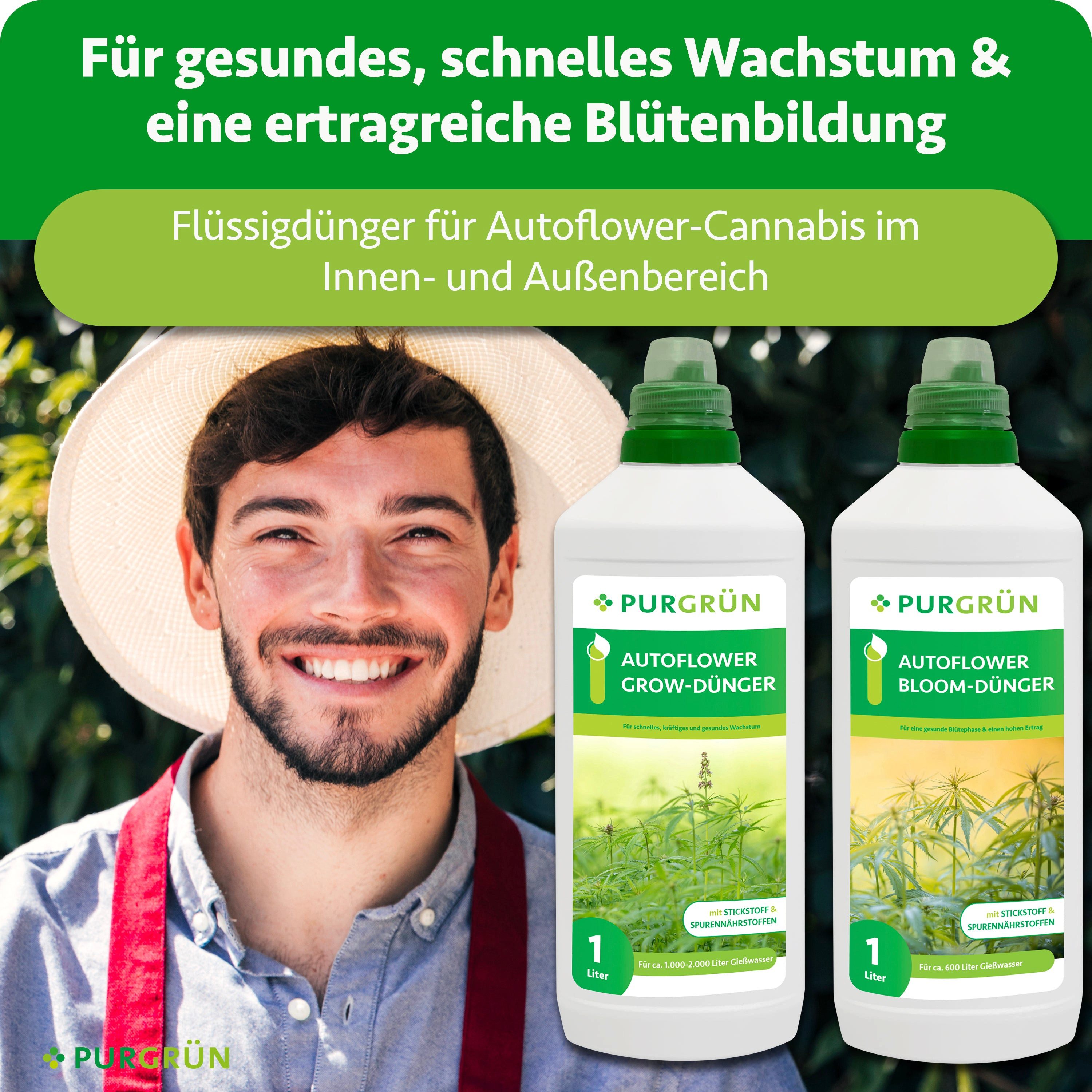 Purgrün Pflanzendünger Purgrün Autoflower Dünger Set, günstig online kaufen