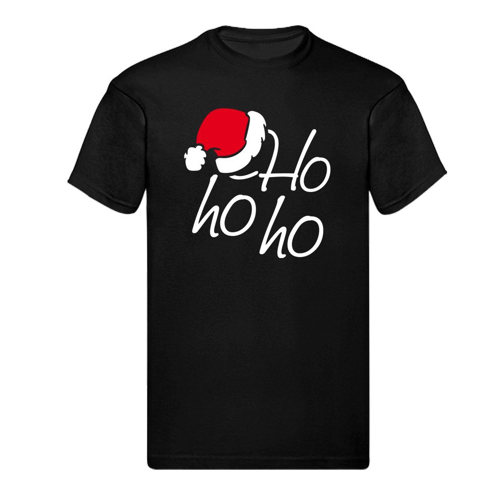 T-Shirt Ho ho ho mit Santa´s Mütze
