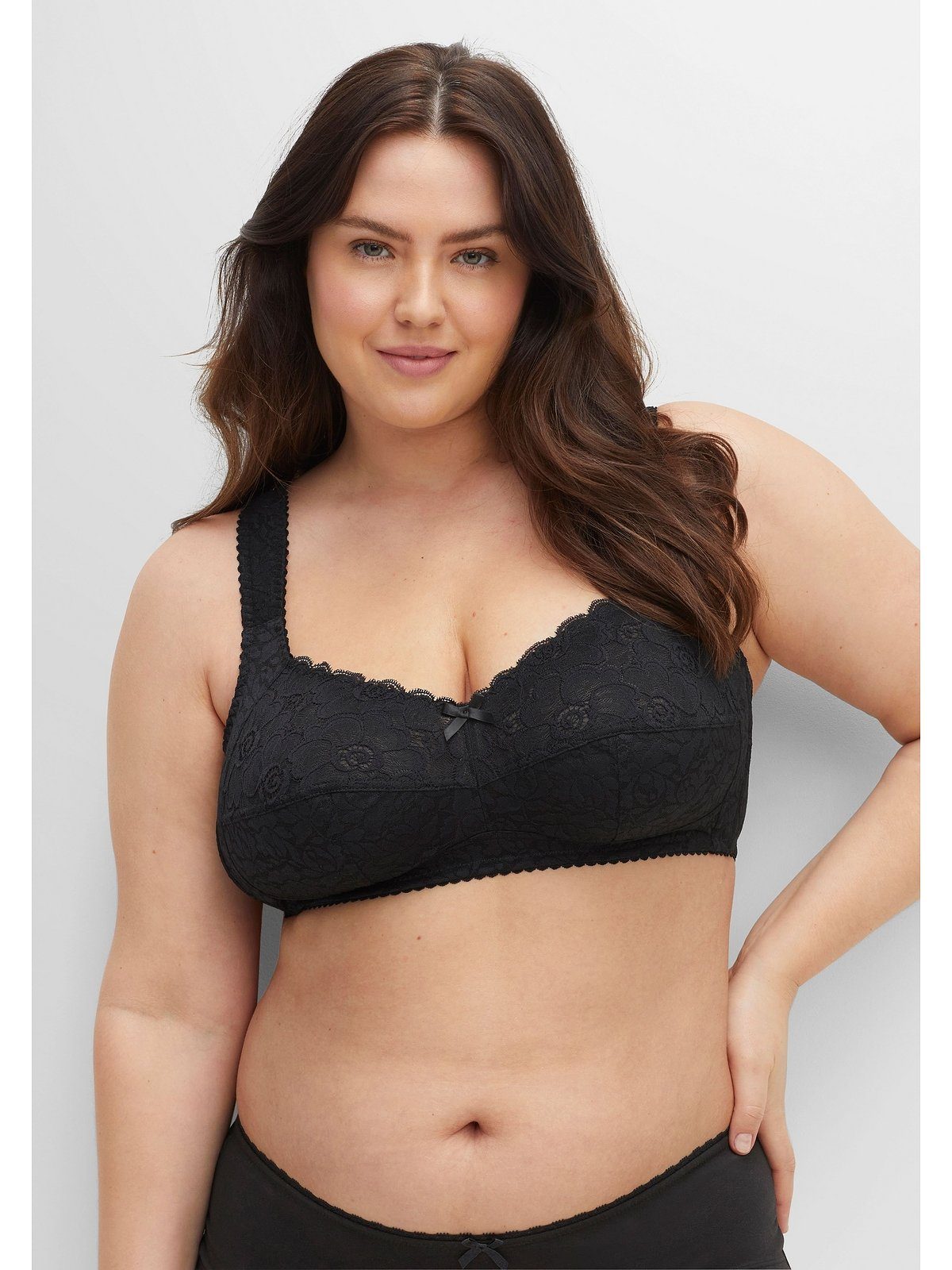 Sheego Bügelloser BH Große Größen mit Seitenstützen, dreigeteilte Cups