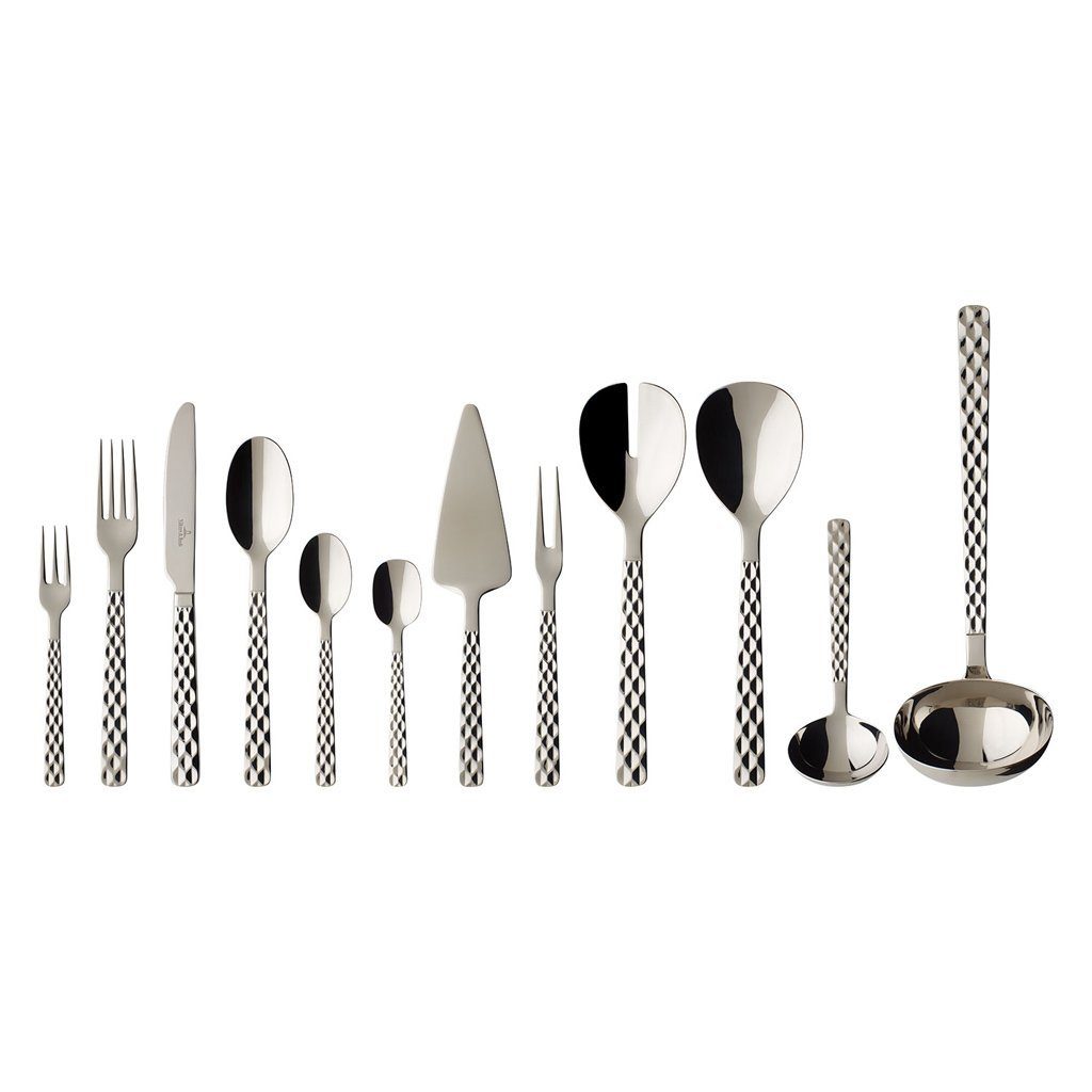 Villeroy & Boch Besteck-Set Boston Tafelbesteck 70tlg. 490x340x130mm (70-tlg), 12 Personen, Edelstahl