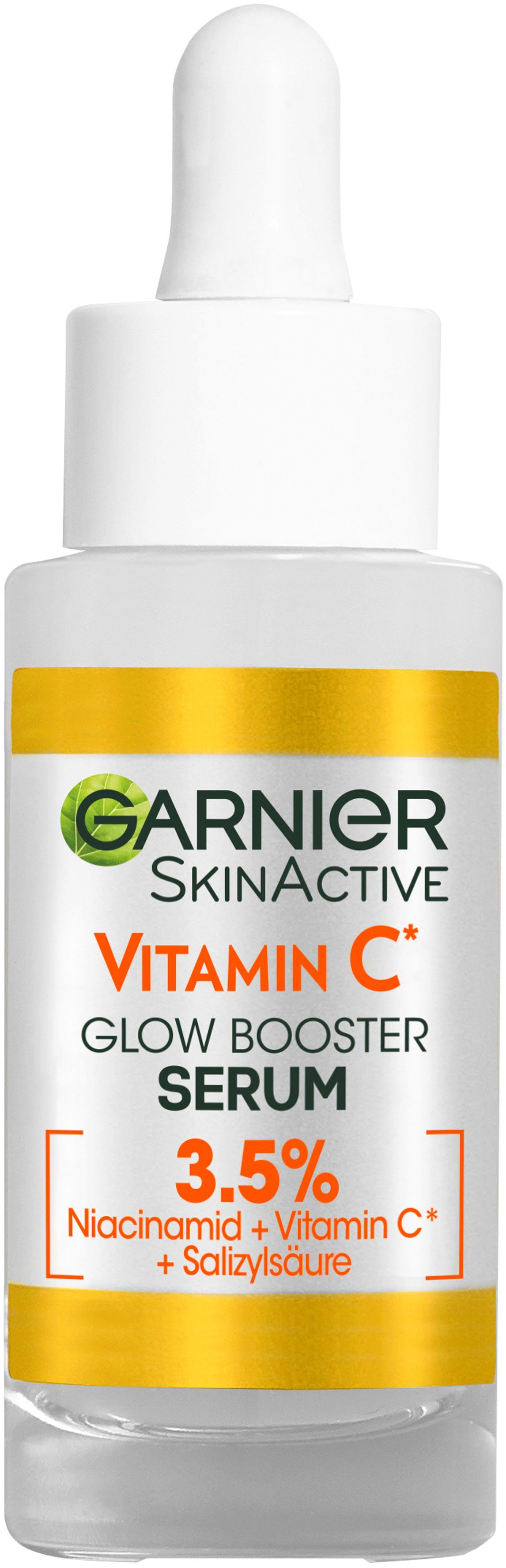 Fühlt sich gut auf der Haut an GARNIER Gesichtsserum SkinActive Glow Booster Serum